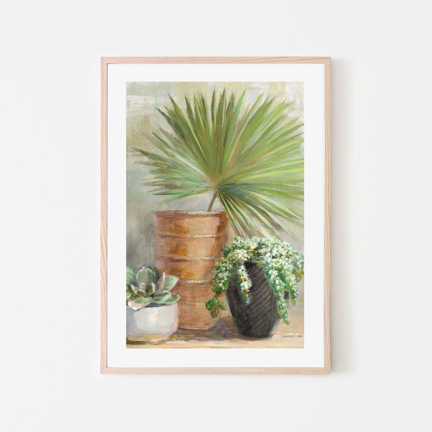 wall-art-print-canvas-poster-framed-Indoor Garden, Style A-by-Danhui Nai-Gioia Wall Art