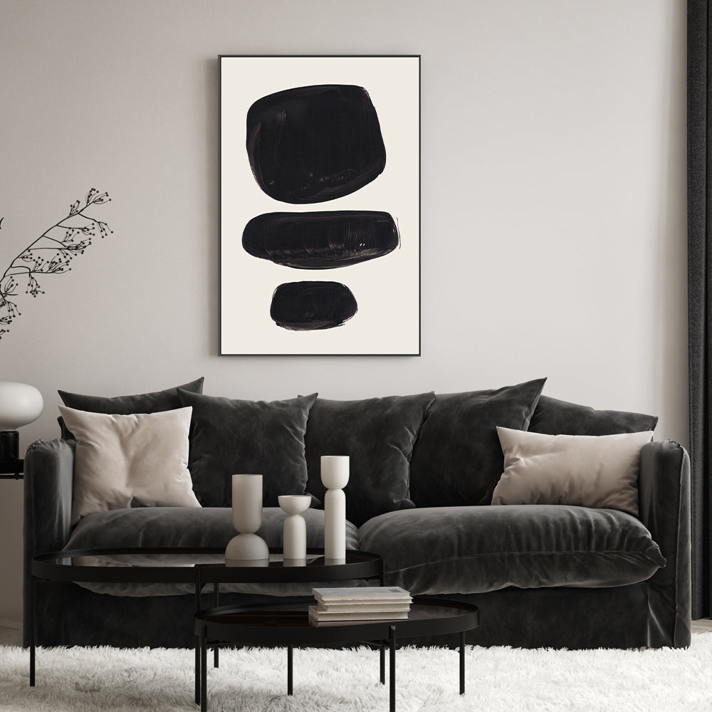 wall-art-print-canvas-poster-framed-Ink Pebble , By Ejaaz Haniff-GIOIA-WALL-ART