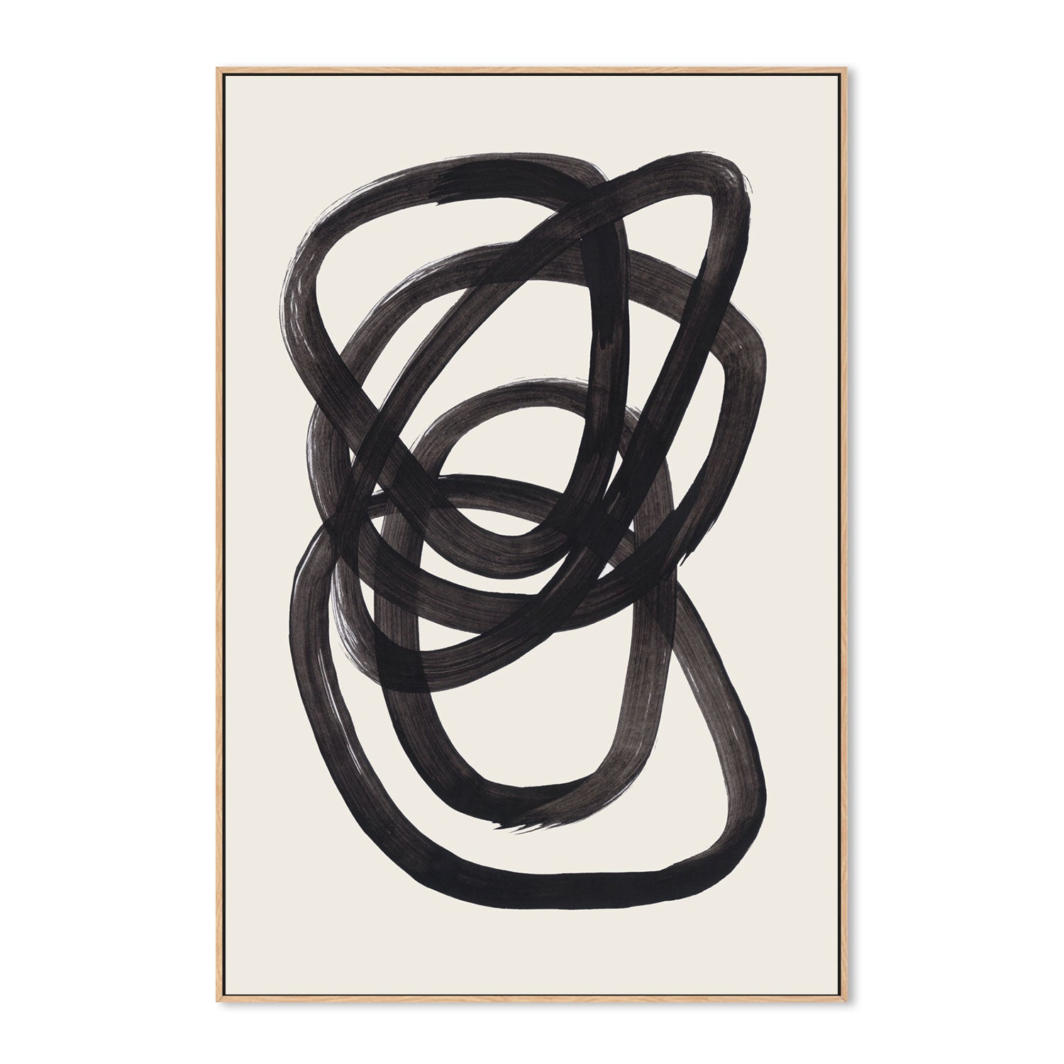 wall-art-print-canvas-poster-framed-Ink Spiral Rings , By Ejaaz Haniff-GIOIA-WALL-ART