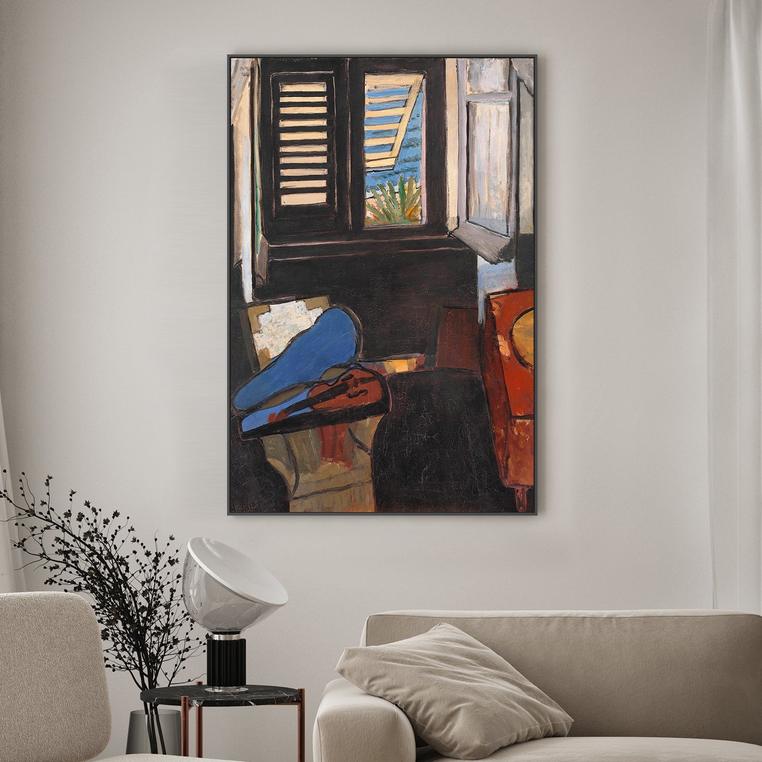 wall-art-print-canvas-poster-framed-IntAcrieur Au Violon-2
