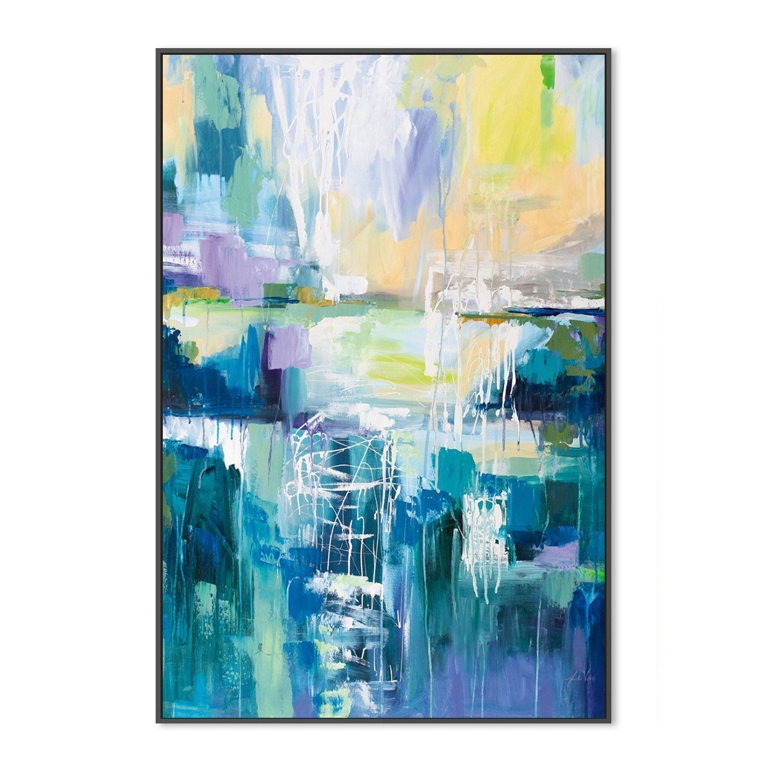 wall-art-print-canvas-poster-framed-Into the Water-by-Jeanette Vertentes-Gioia Wall Art
