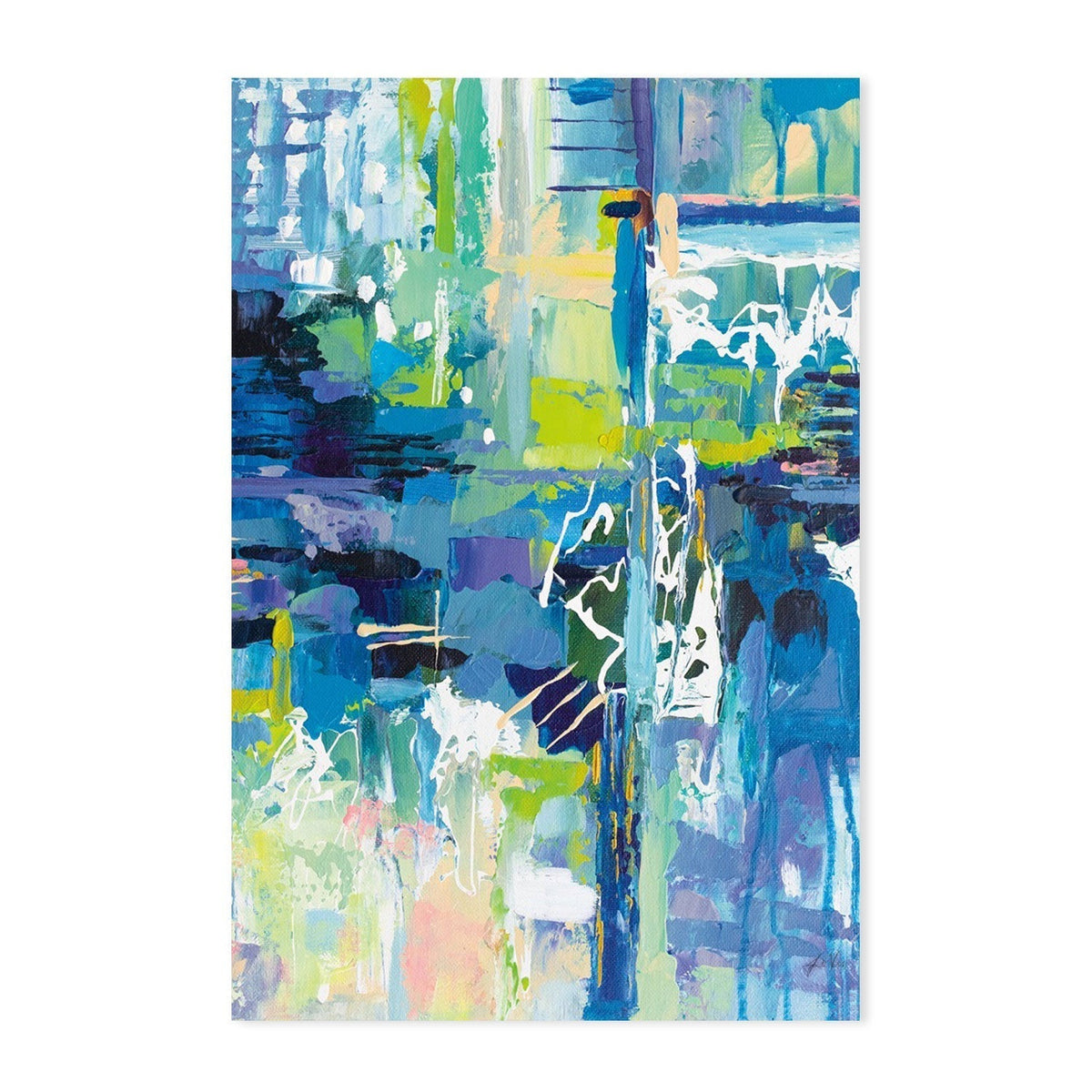 wall-art-print-canvas-poster-framed-Into the water, Set of 2-by-Jeanette Vertentes-Gioia Wall Art