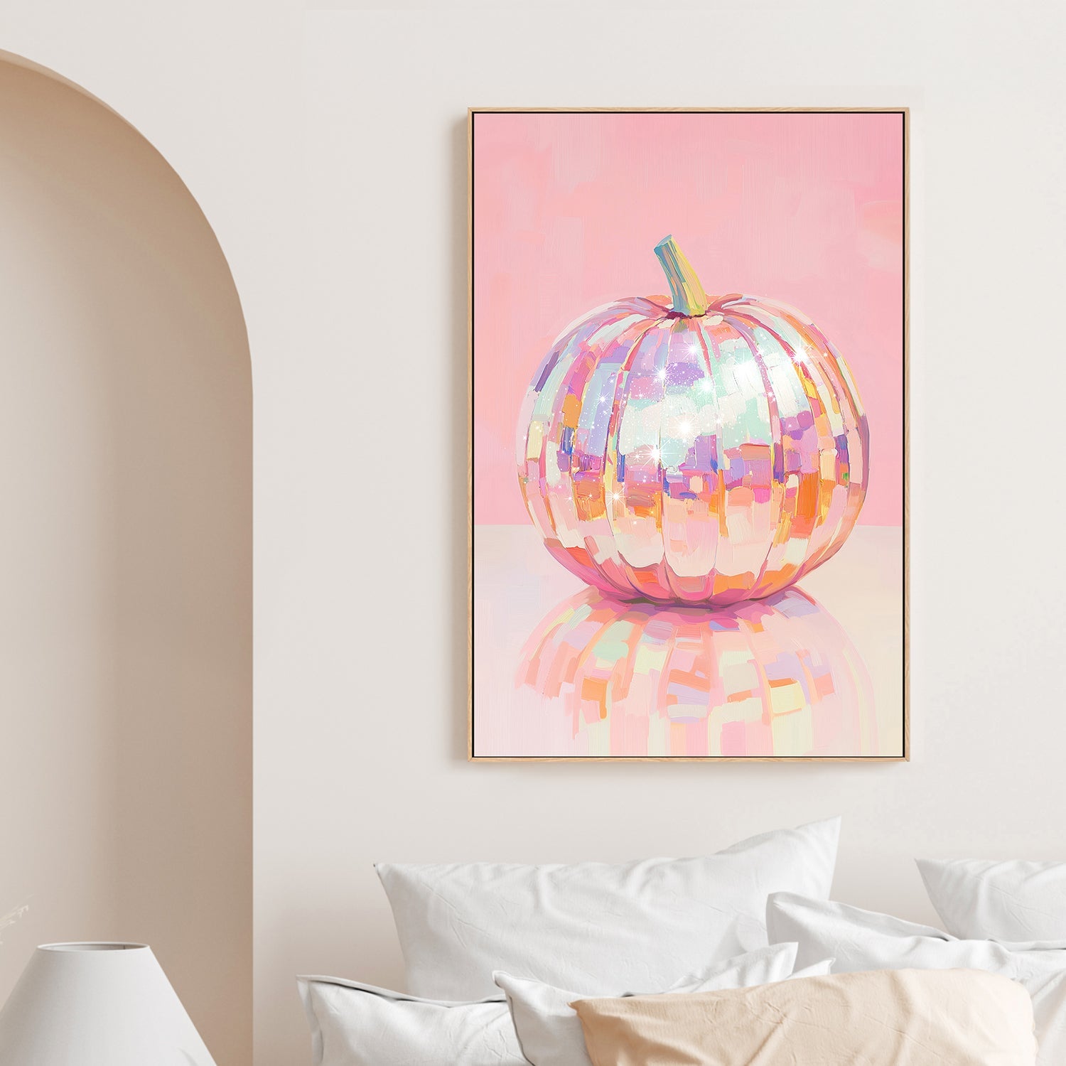 wall-art-print-canvas-poster-framed-Iridescent Pumpkin , By Melloi Art Prints-2