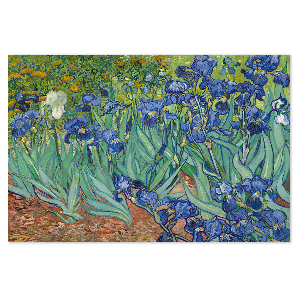 wall-art-print-canvas-poster-framed-Irises, Van Gogh-by-Gioia Wall Art-Gioia Wall Art