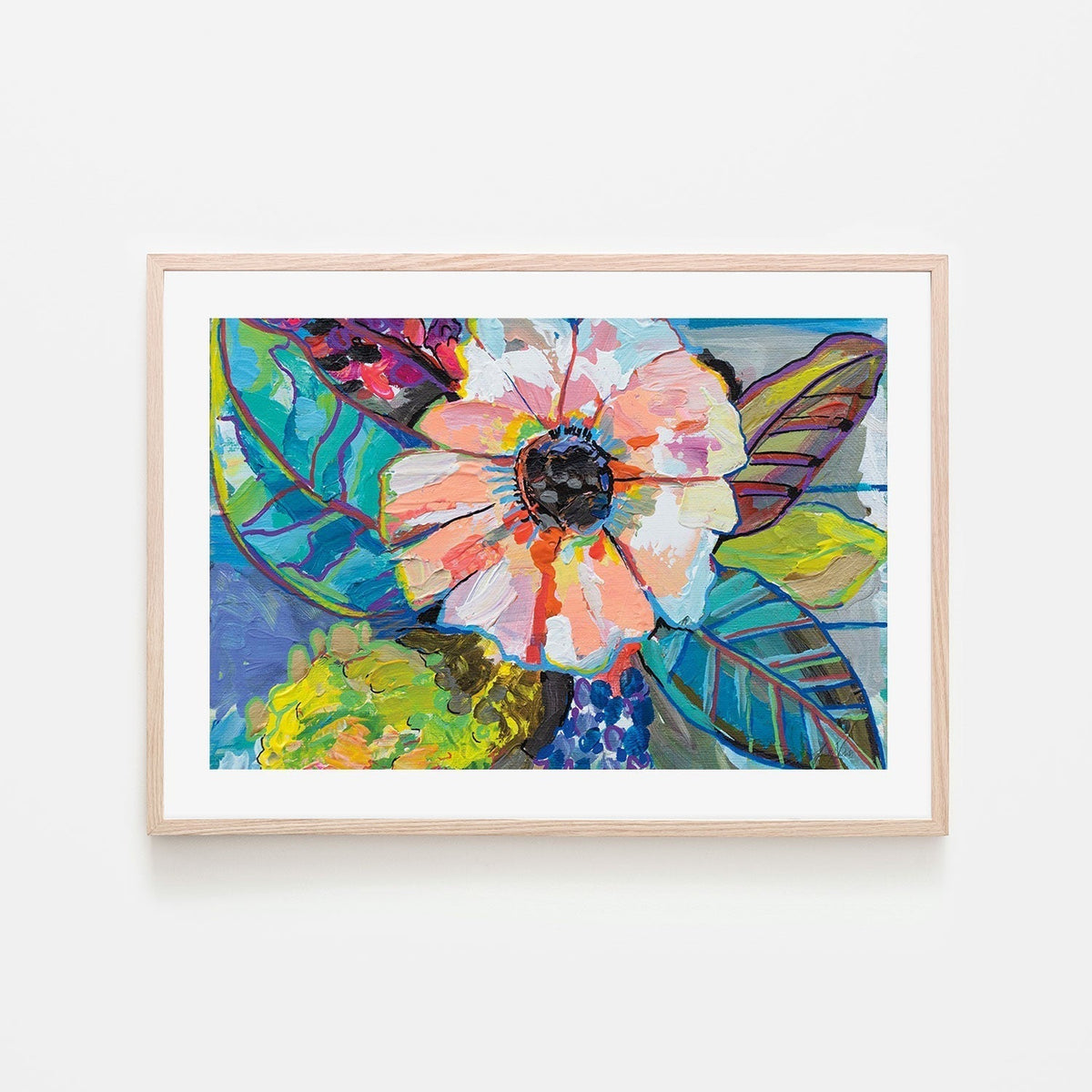 wall-art-print-canvas-poster-framed-Island Flowers-by-Jeanette Vertentes-Gioia Wall Art