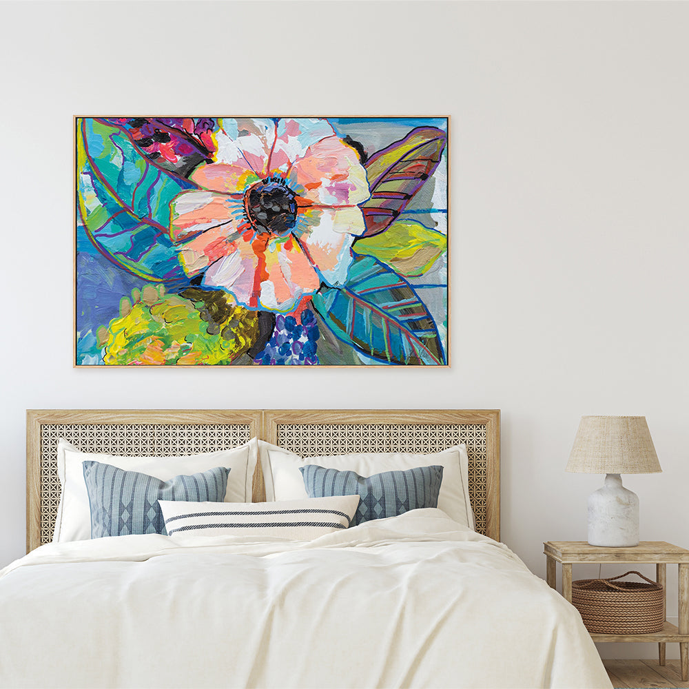 wall-art-print-canvas-poster-framed-Island Flowers-by-Jeanette Vertentes-Gioia Wall Art