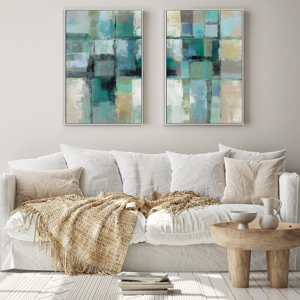 wall-art-print-canvas-poster-framed-Island Hues, Set Of 2-by-Silvia Vassileva-Gioia Wall Art