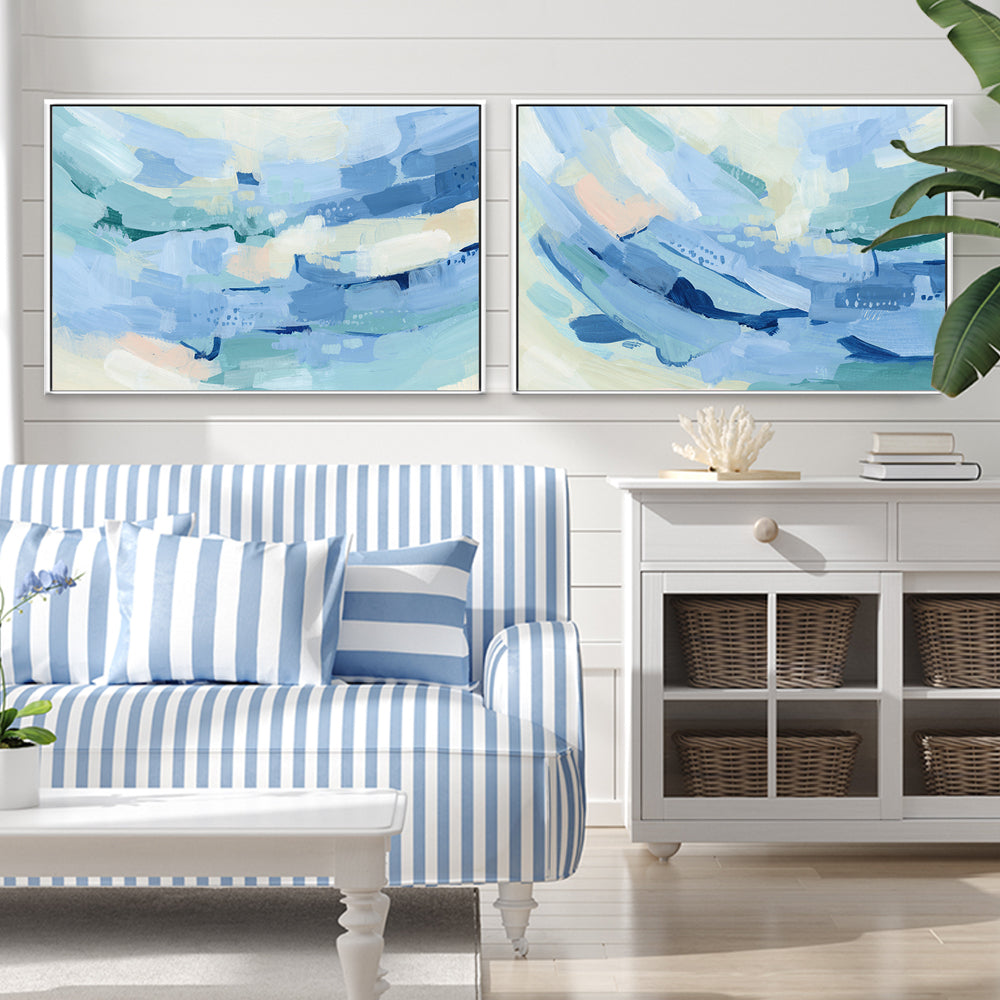 wall-art-print-canvas-poster-framed-Island Musings , Style A & B, Set Of 2 , By Jetty Home-2