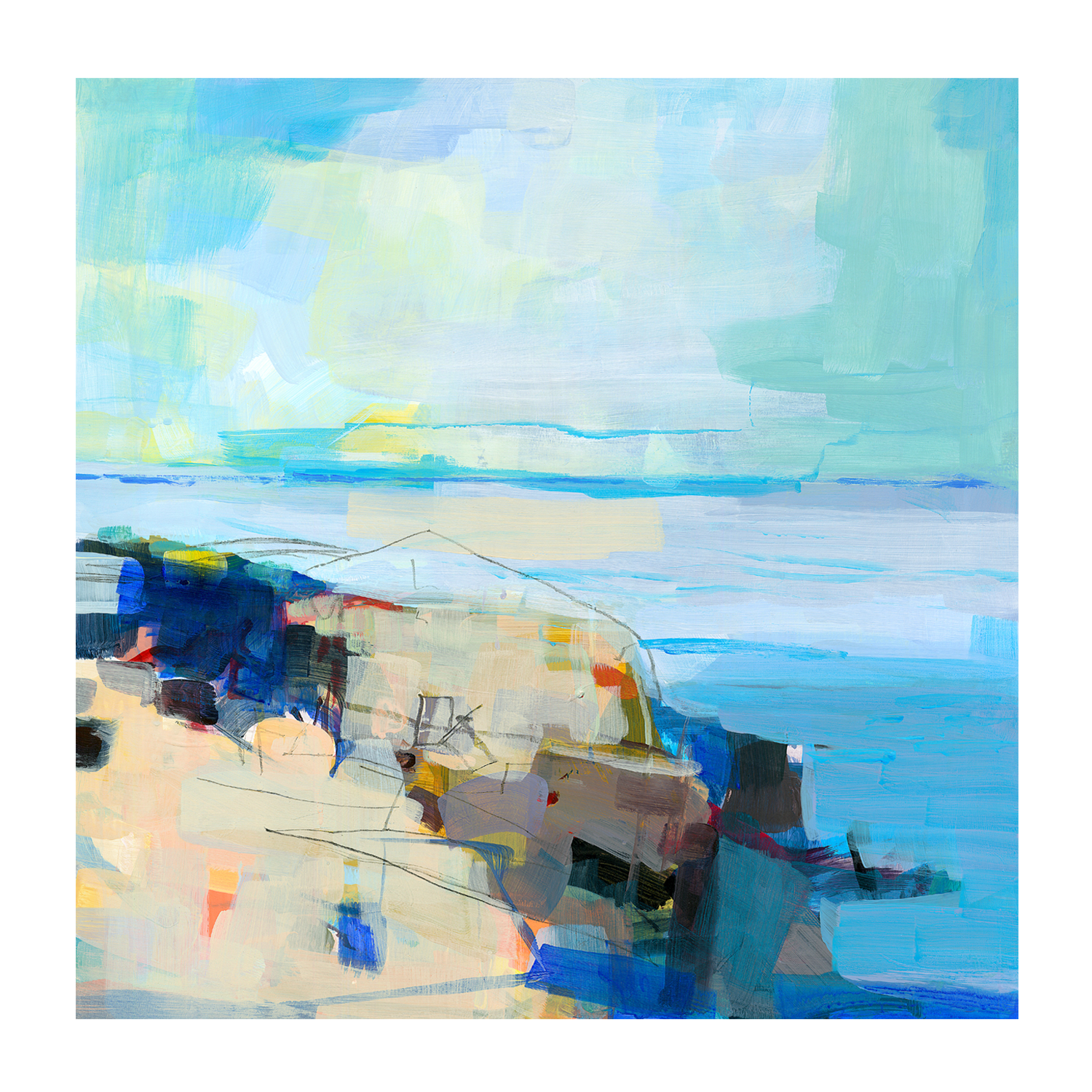 wall-art-print-canvas-poster-framed-Island View-1