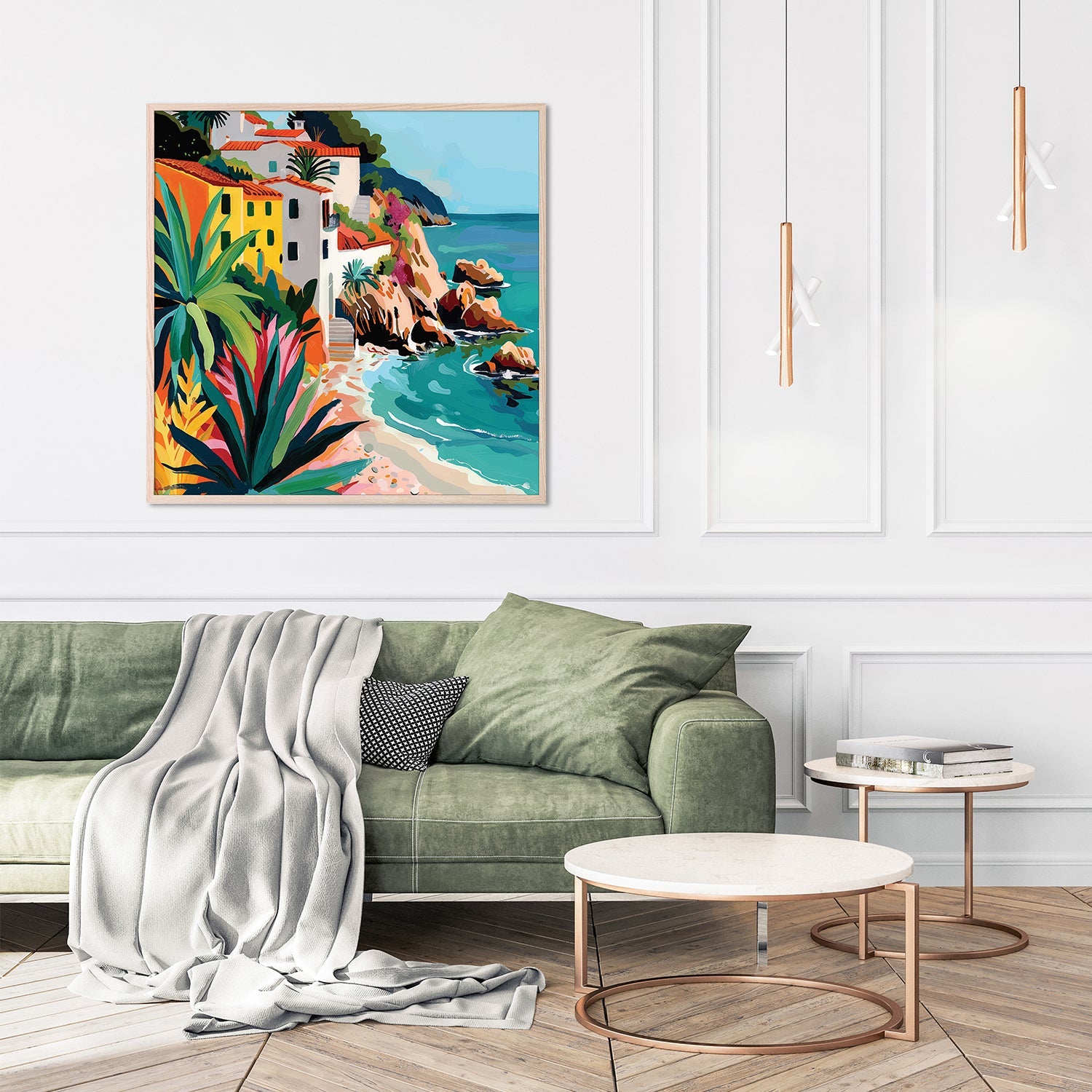 wall-art-print-canvas-poster-framed-Italian Coast, Style C-8