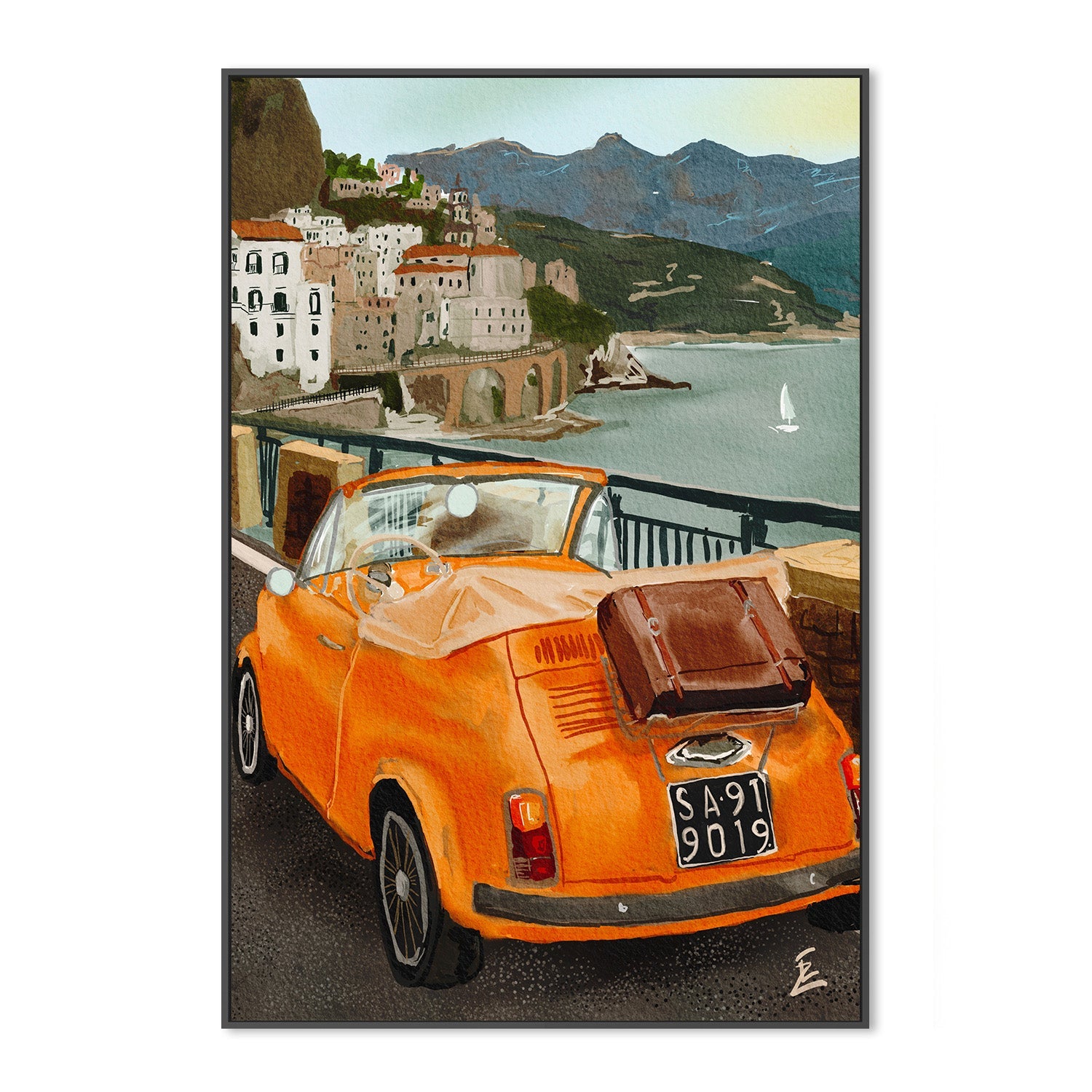 wall-art-print-canvas-poster-framed-Italian dream-3