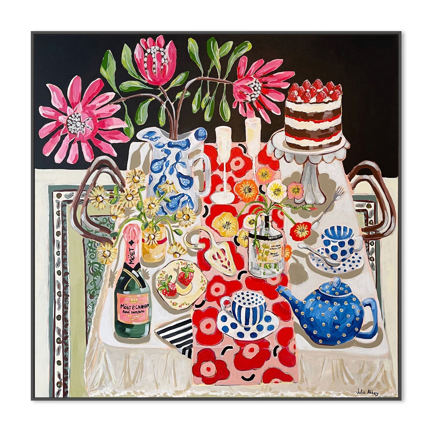 wall-art-print-canvas-poster-framed-It's A Celebration , By Julia Abbey-3