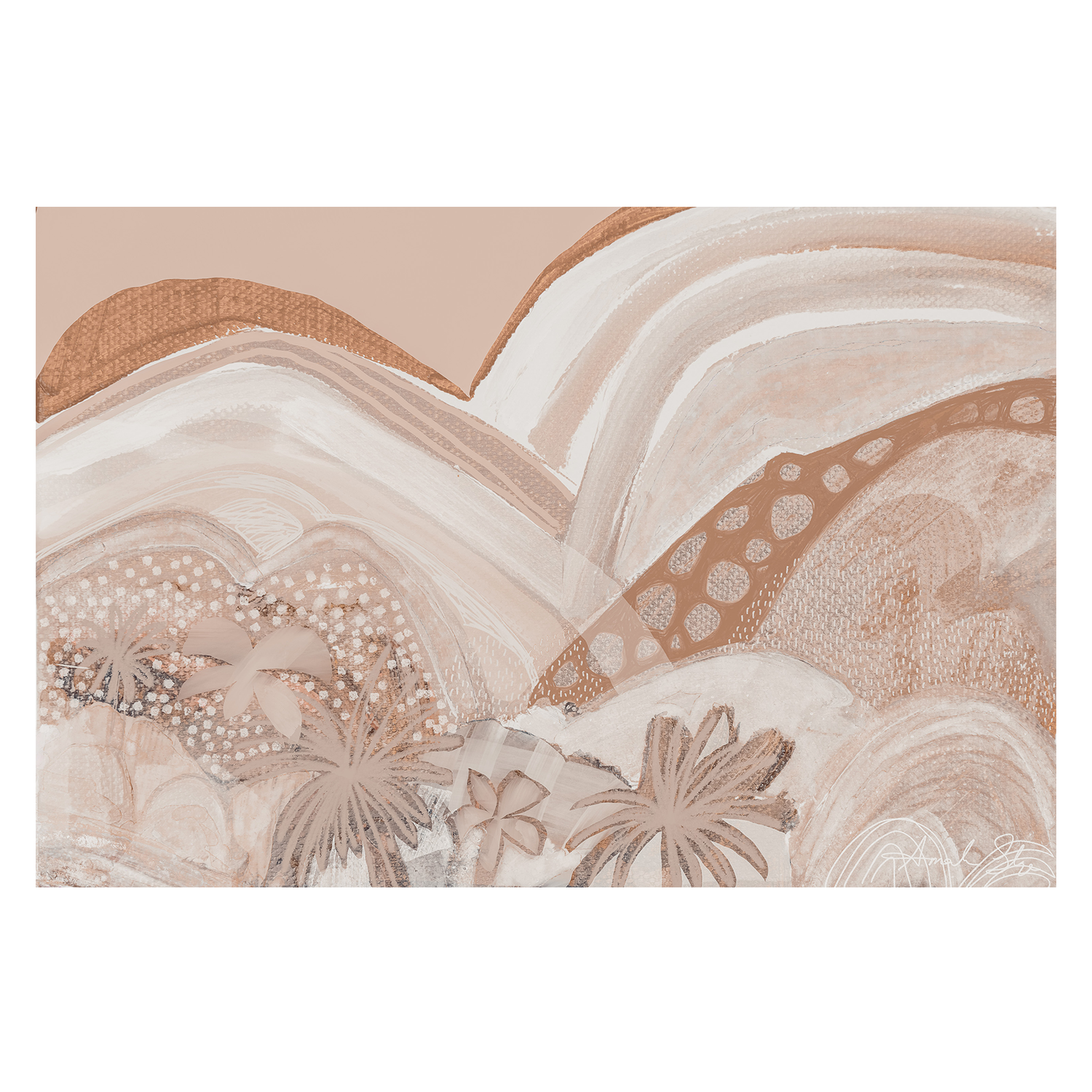 wall-art-print-canvas-poster-framed-Its Comes Naturally, Mocha Mousse , By Amanda Skye-1