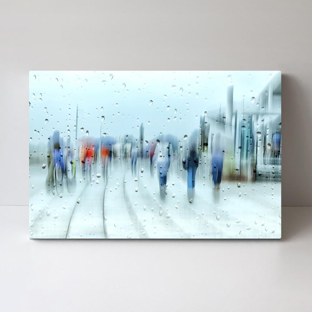It's Raining, by Anette Ohlendorf-Framed-Canvas-Print-Poster-Gioia Wall Art