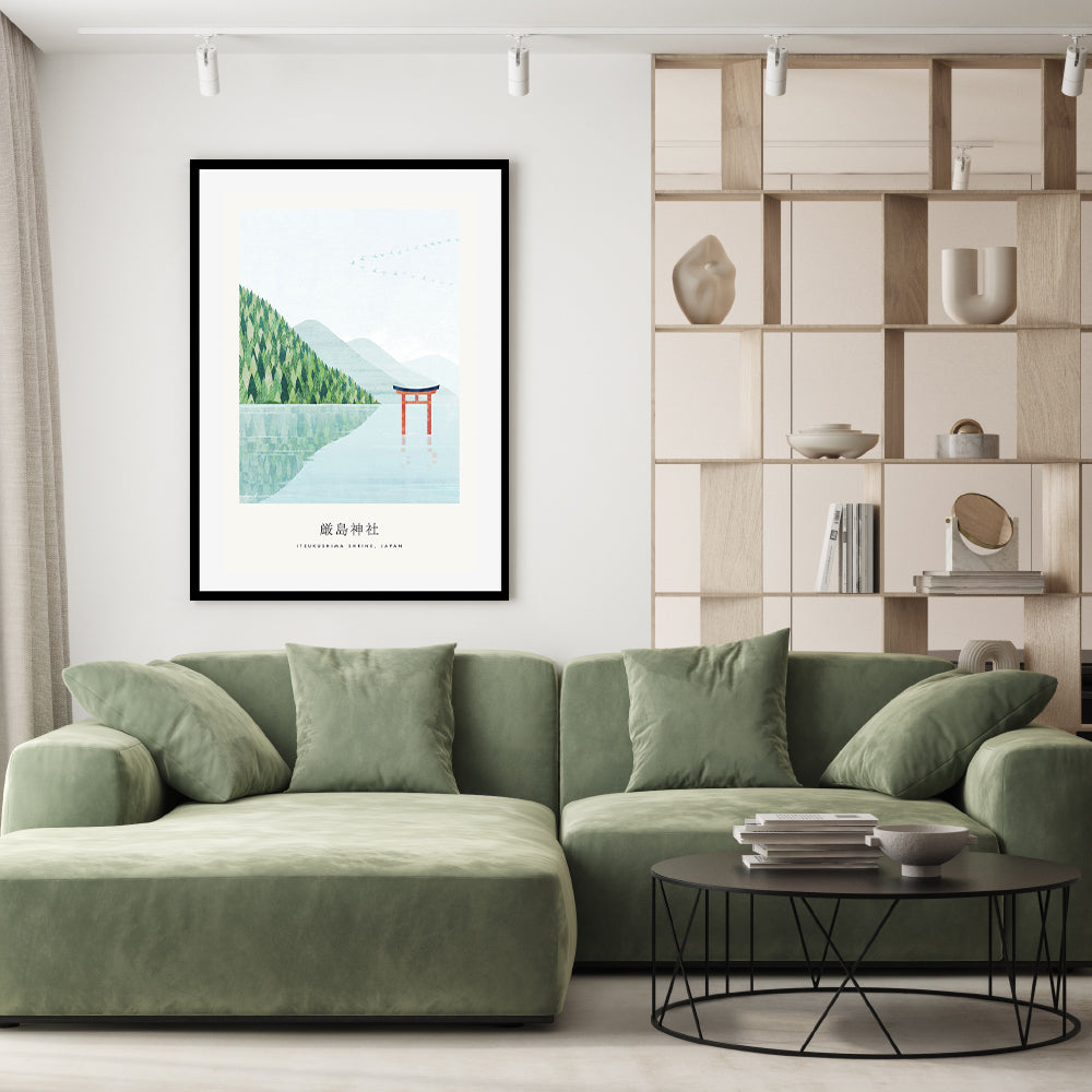 wall-art-print-canvas-poster-framed-Itsukushima Shrine, Japan , By Henry Rivers-GIOIA-WALL-ART