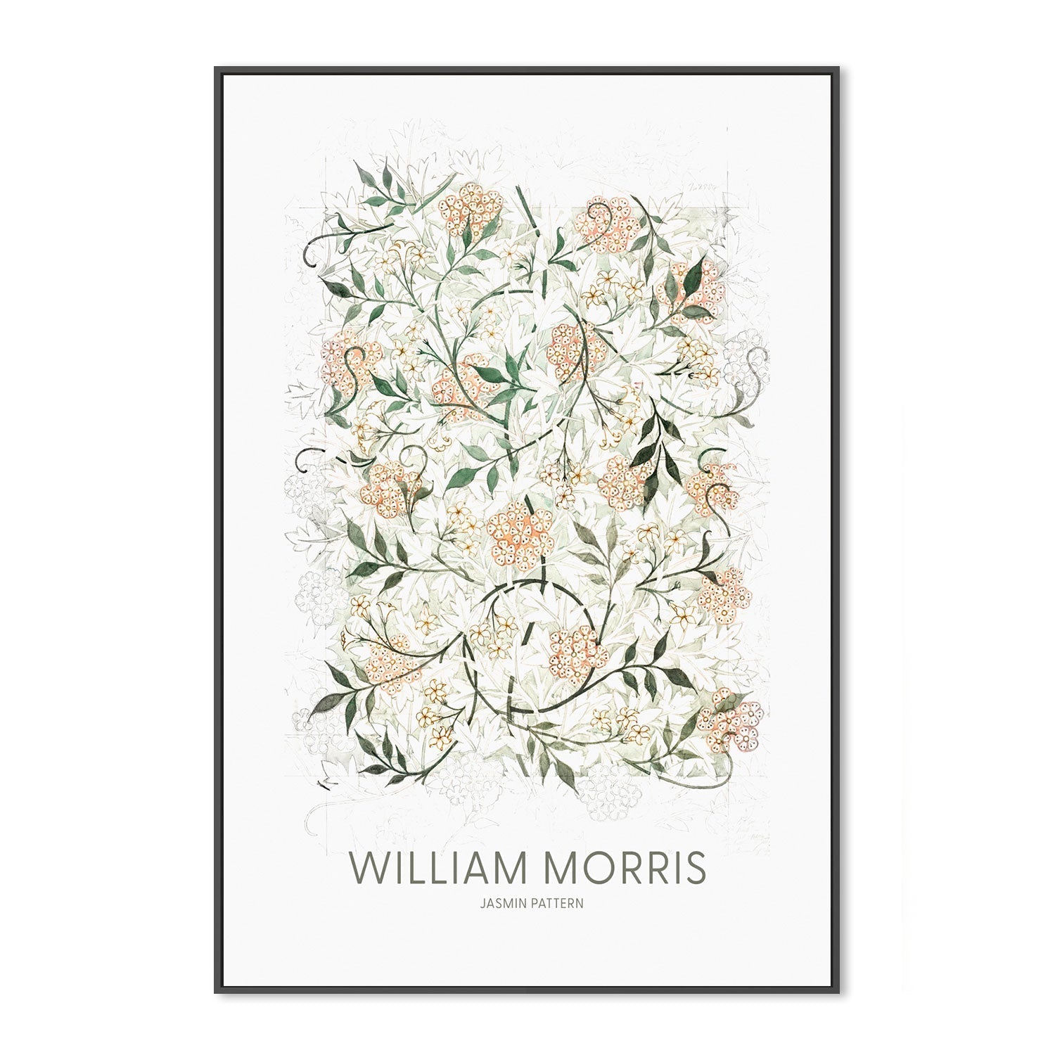 wall-art-print-canvas-poster-framed-Jasmine , By William Morris-GIOIA-WALL-ART
