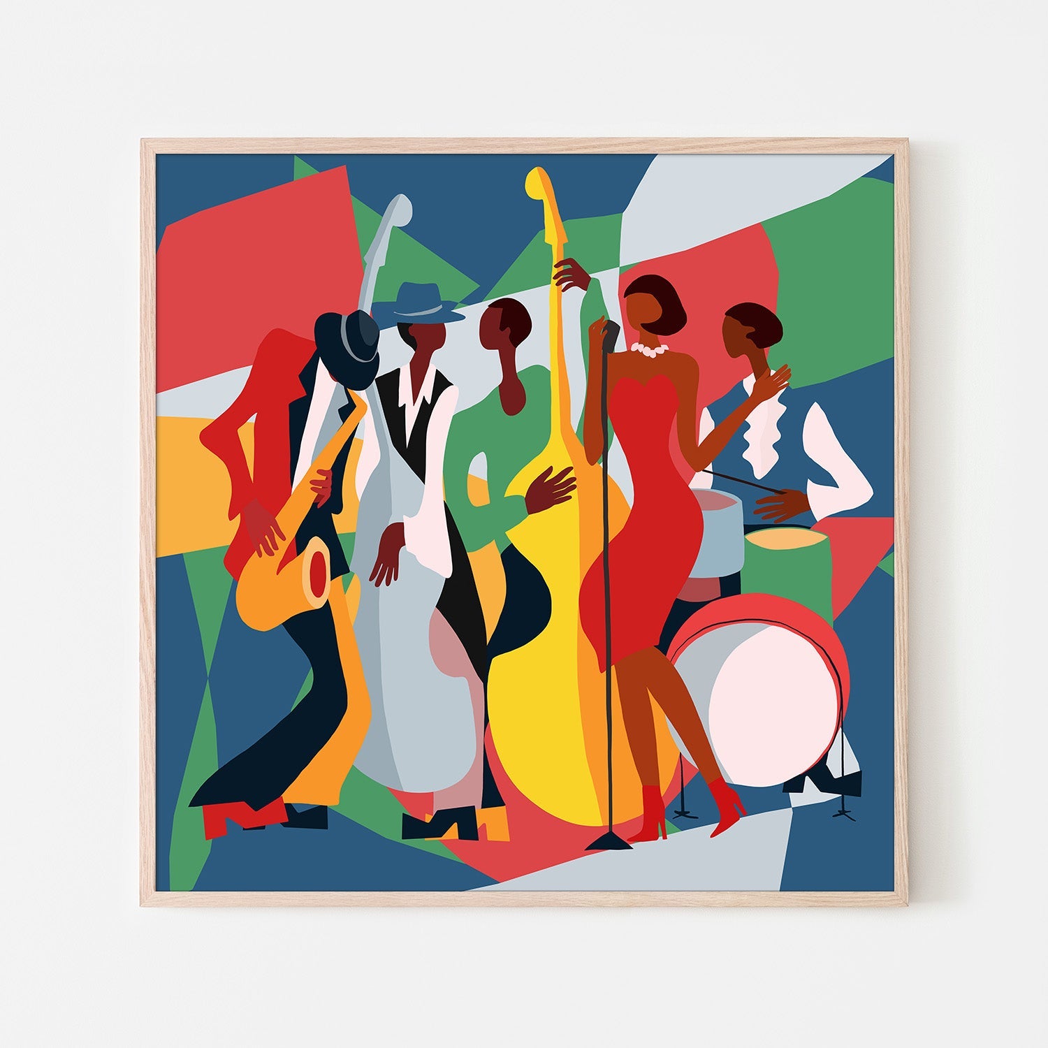 wall-art-print-canvas-poster-framed-Jazz Band-6