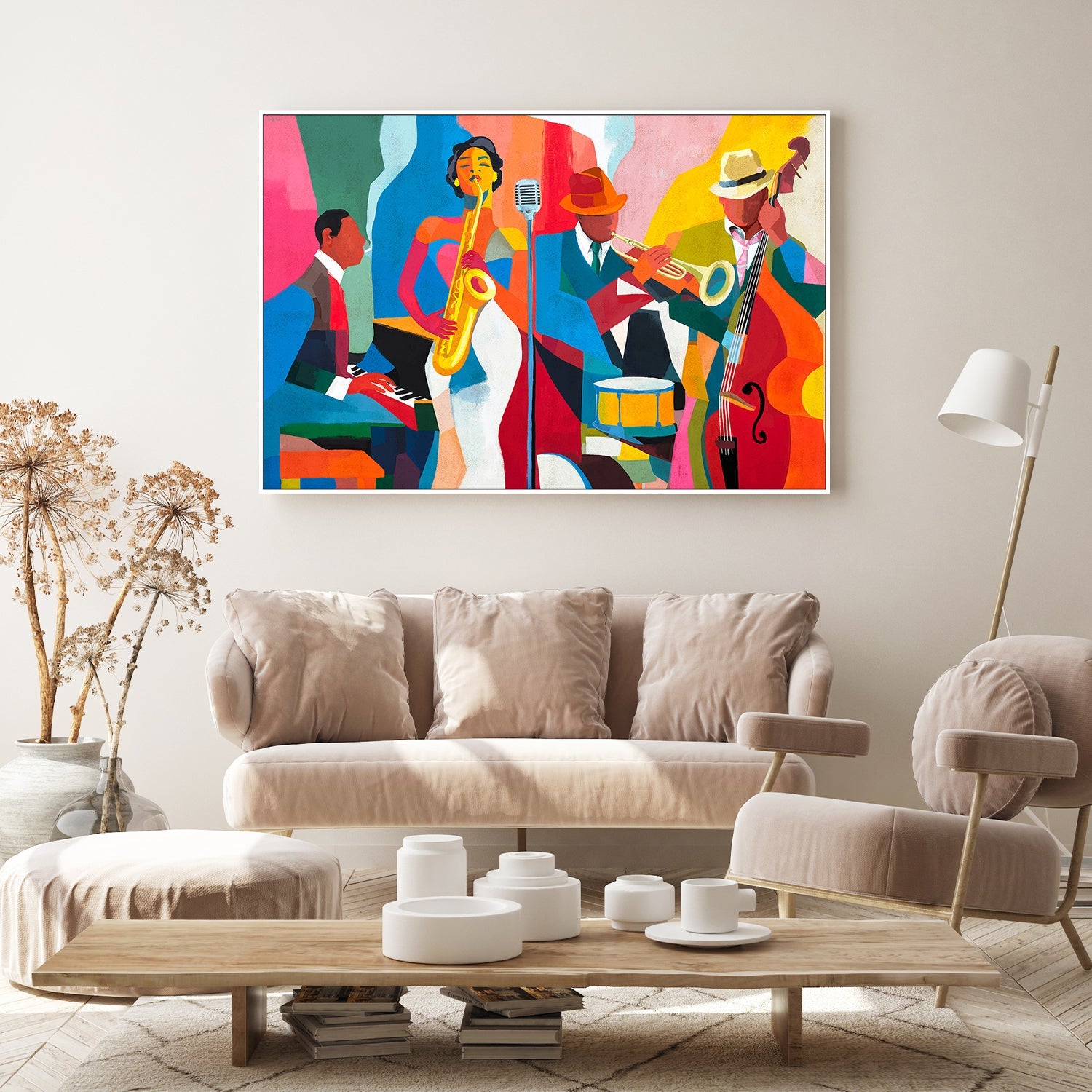 wall-art-print-canvas-poster-framed-Jazz Fever-8