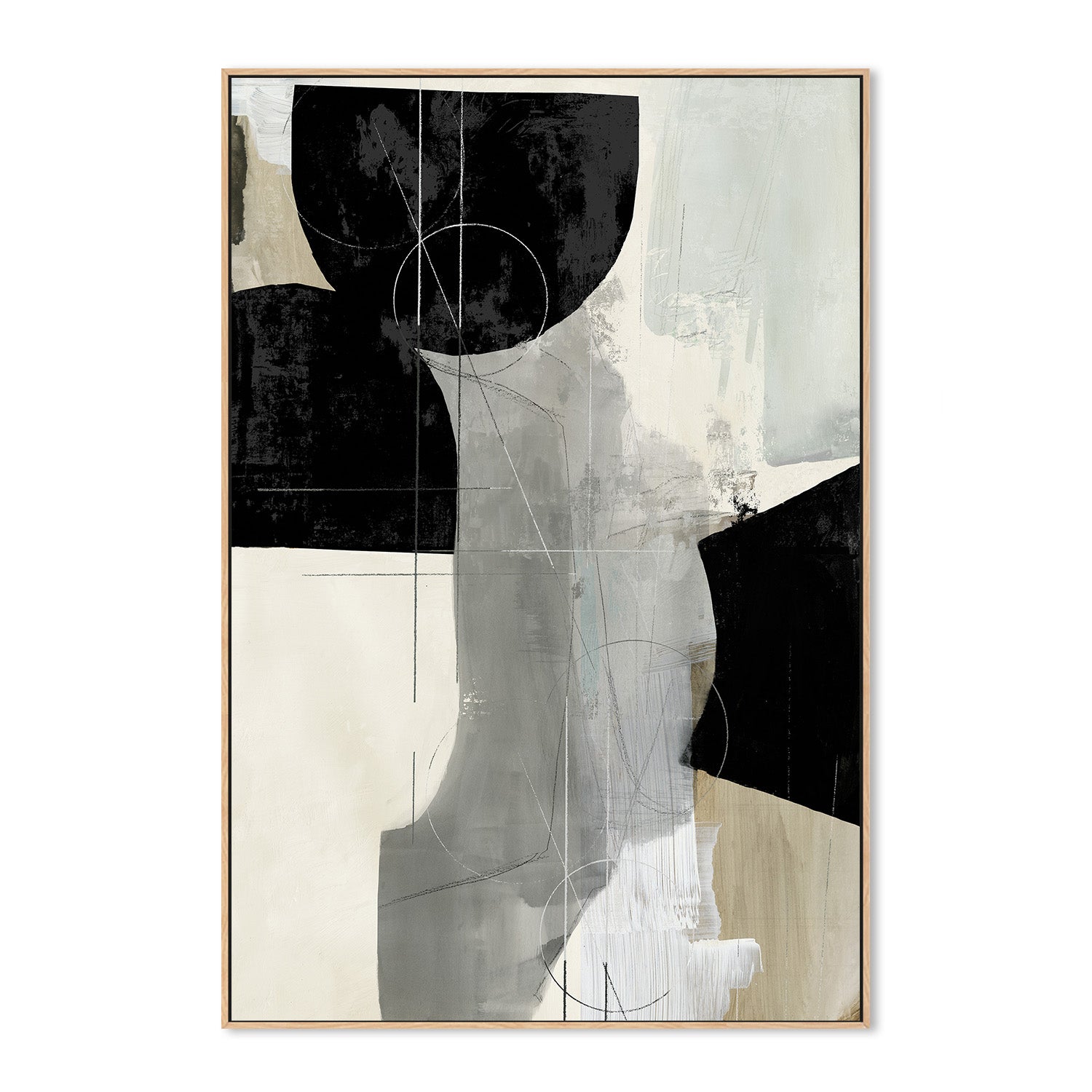 wall-art-print-canvas-poster-framed-Jet Black, Style B , By Tom Reeves-4
