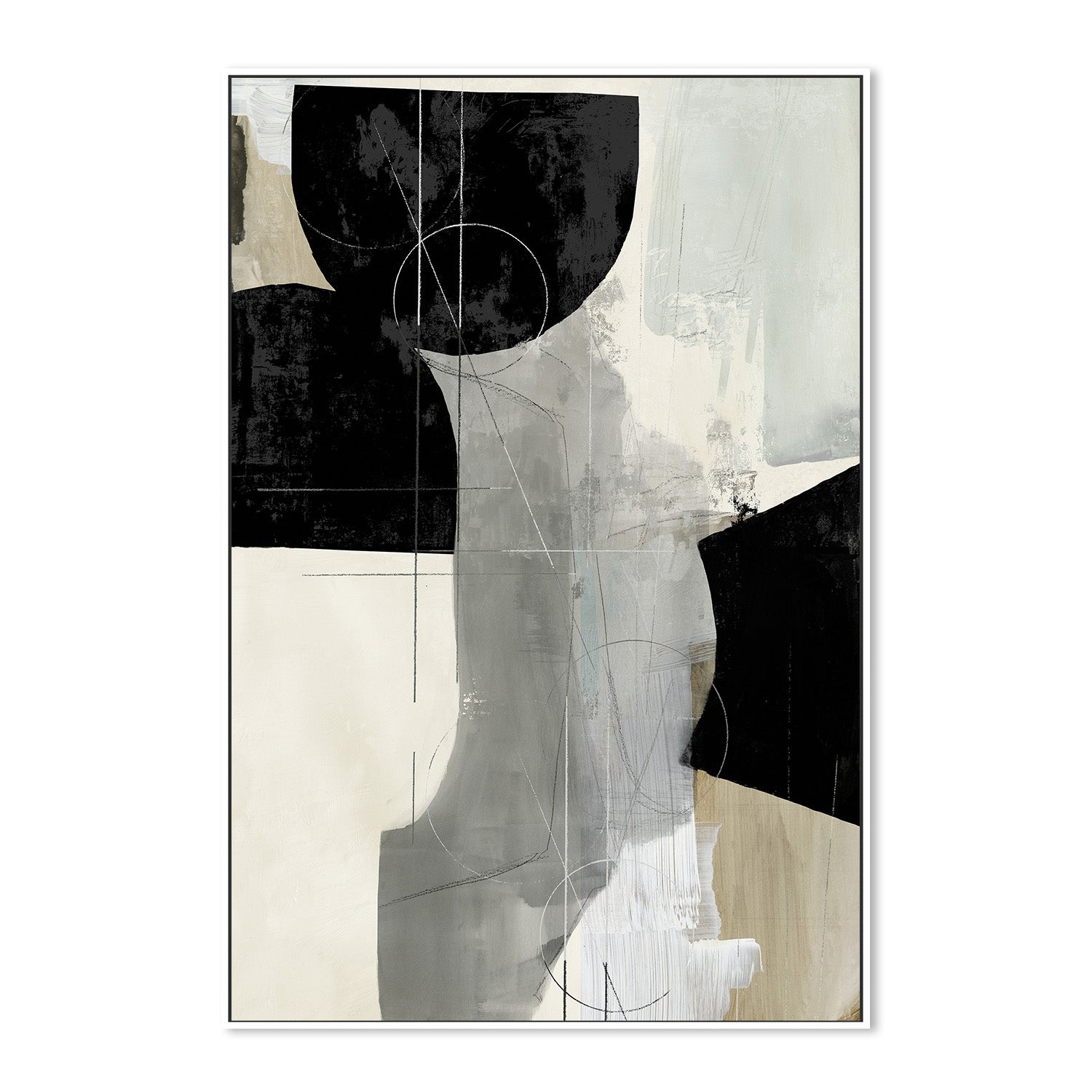 wall-art-print-canvas-poster-framed-Jet Black, Style B , By Tom Reeves-5