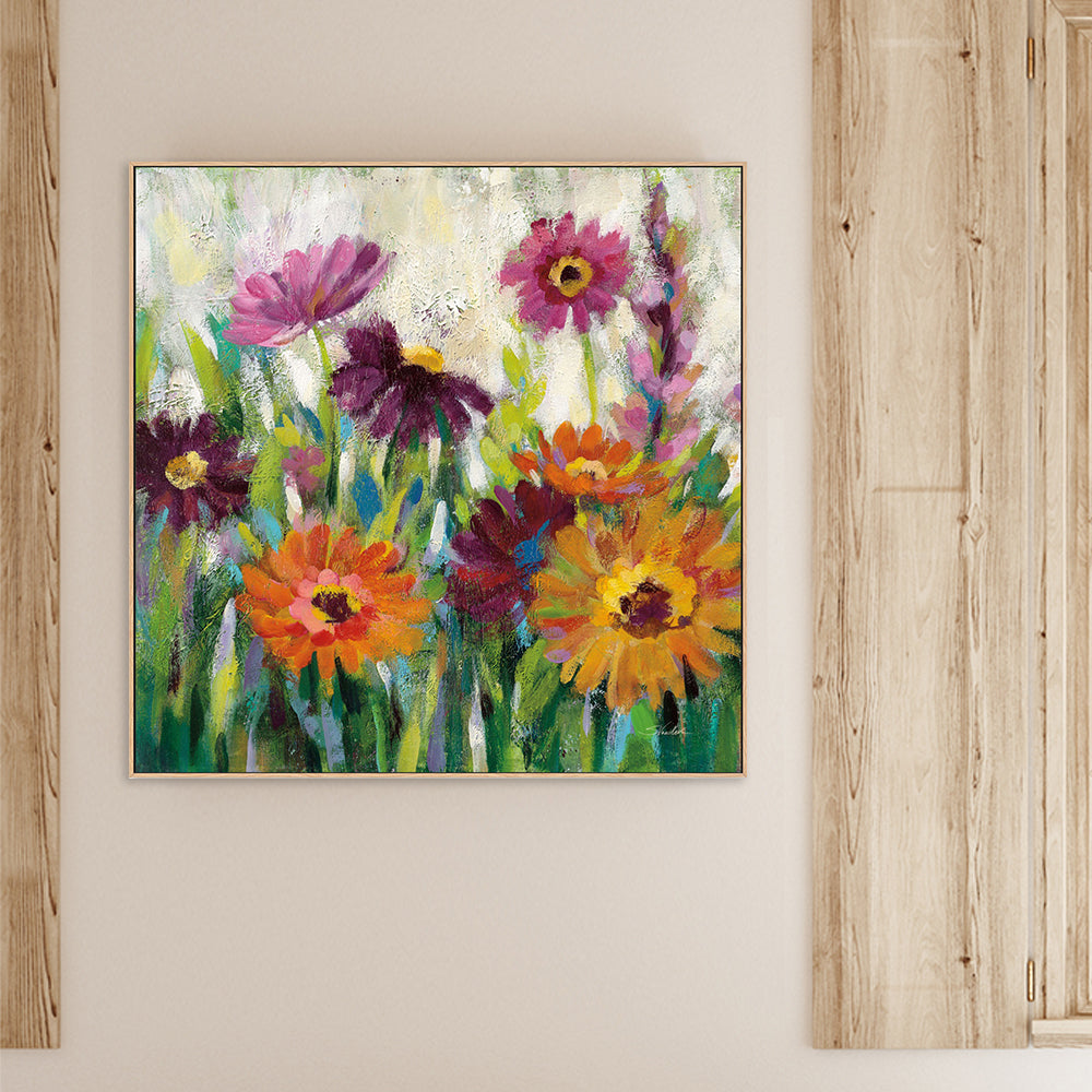 wall-art-print-canvas-poster-framed-Jewel Daisy Gerbera, Style B-by-Silvia Vassileva-Gioia Wall Art