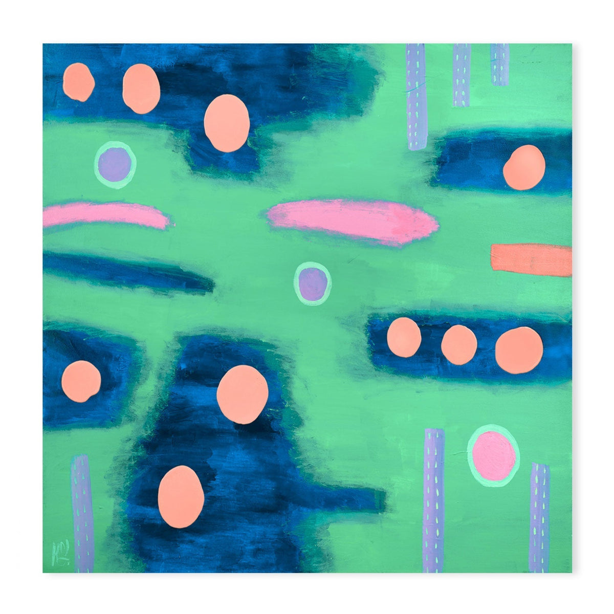 wall-art-print-canvas-poster-framed-Joy, Pastel Version , By Helen Joynson-GIOIA-WALL-ART