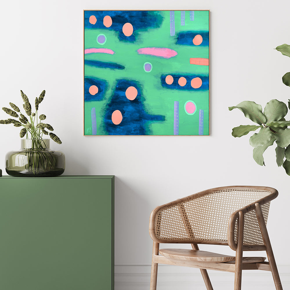 wall-art-print-canvas-poster-framed-Joy, Pastel Version , By Helen Joynson-GIOIA-WALL-ART