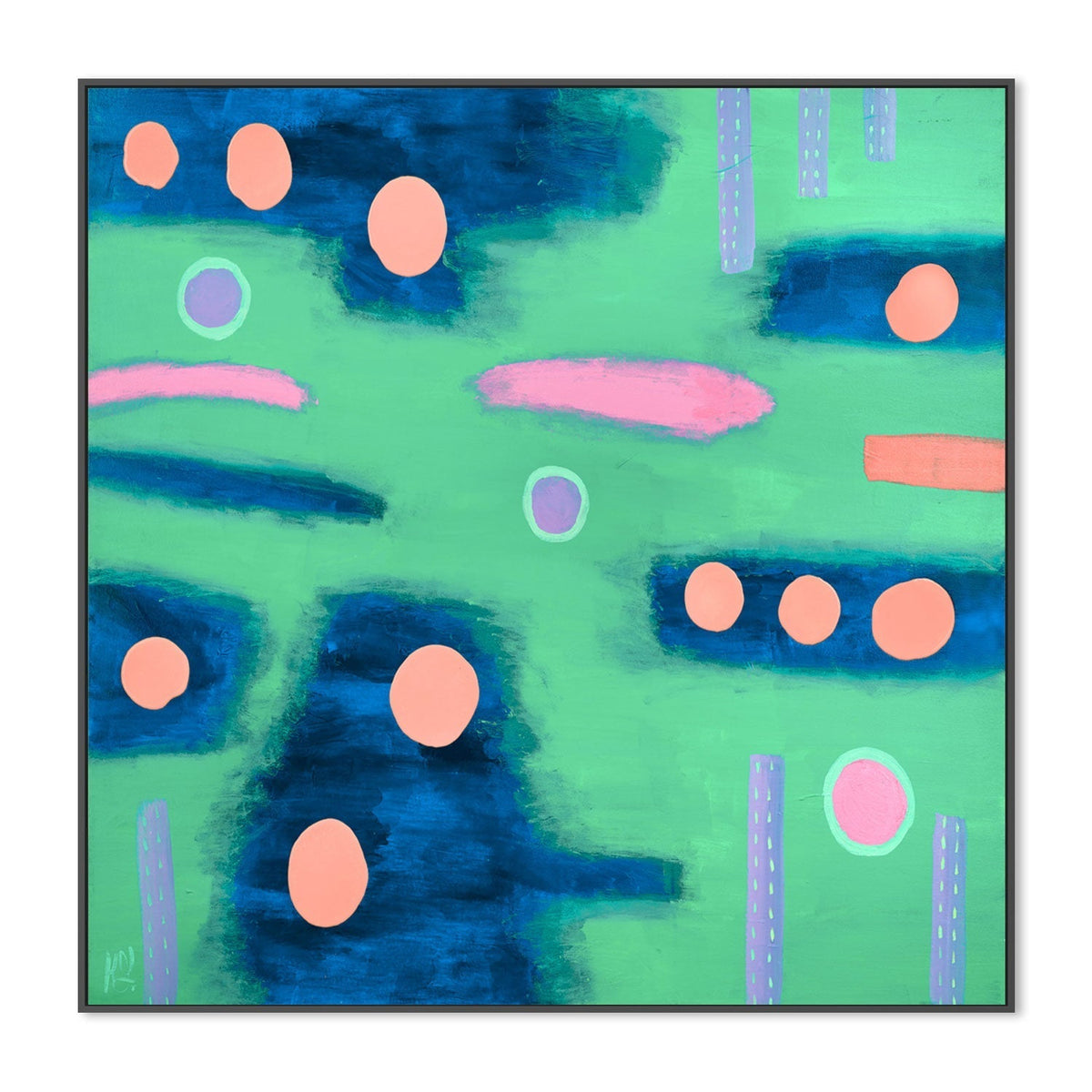 wall-art-print-canvas-poster-framed-Joy, Pastel Version , By Helen Joynson-GIOIA-WALL-ART