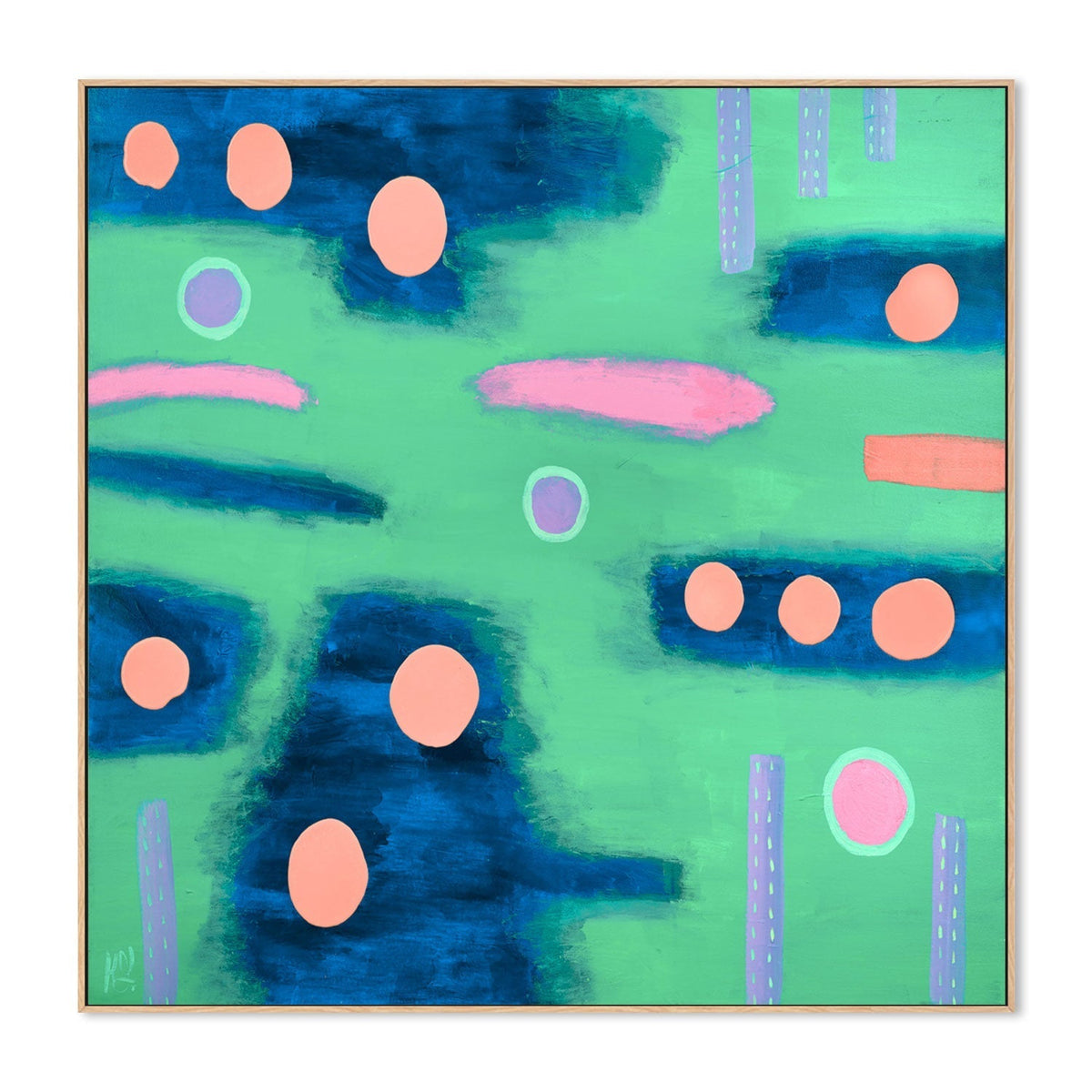 wall-art-print-canvas-poster-framed-Joy, Pastel Version , By Helen Joynson-GIOIA-WALL-ART