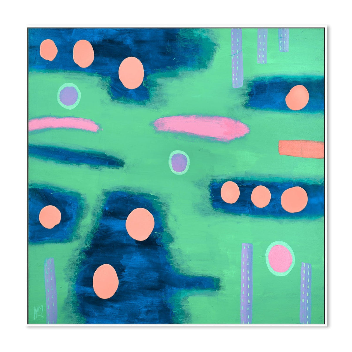 wall-art-print-canvas-poster-framed-Joy, Pastel Version , By Helen Joynson-GIOIA-WALL-ART