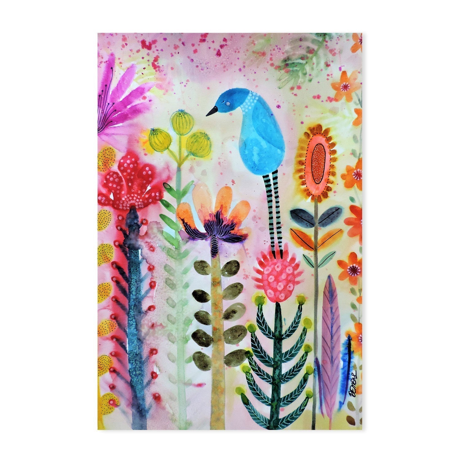 wall-art-print-canvas-poster-framed-Joy In The Garden-by-Sylvie Demers-Gioia Wall Art