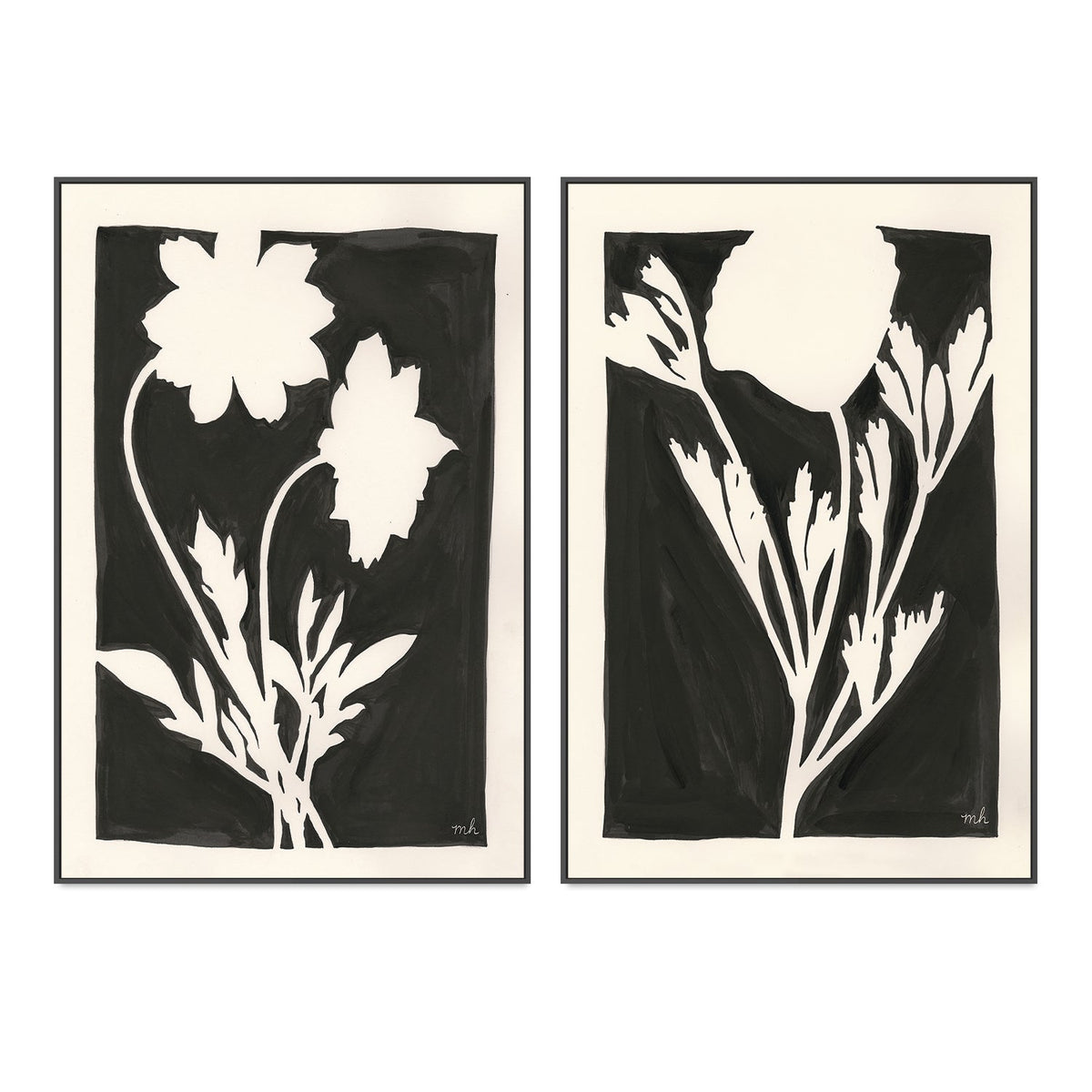 wall-art-print-canvas-poster-framed-Joyful Spring, Set of A & B, Set of 2-by-Moira Hershey-Gioia Wall Art