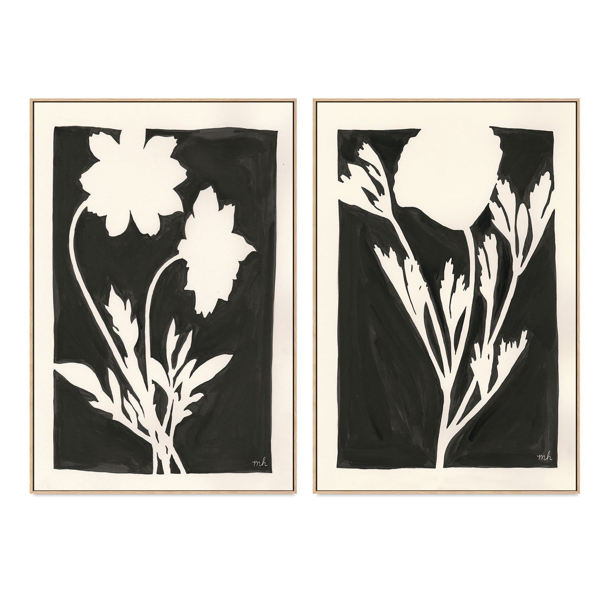 wall-art-print-canvas-poster-framed-Joyful Spring, Set of A & B, Set of 2-by-Moira Hershey-Gioia Wall Art