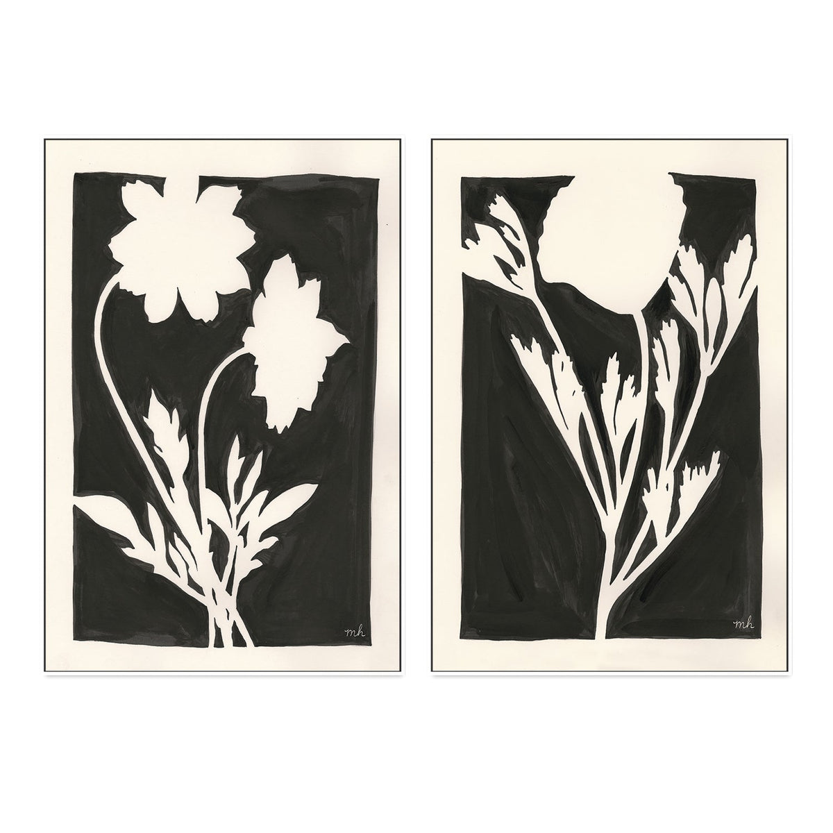 wall-art-print-canvas-poster-framed-Joyful Spring, Set of A & B, Set of 2-by-Moira Hershey-Gioia Wall Art