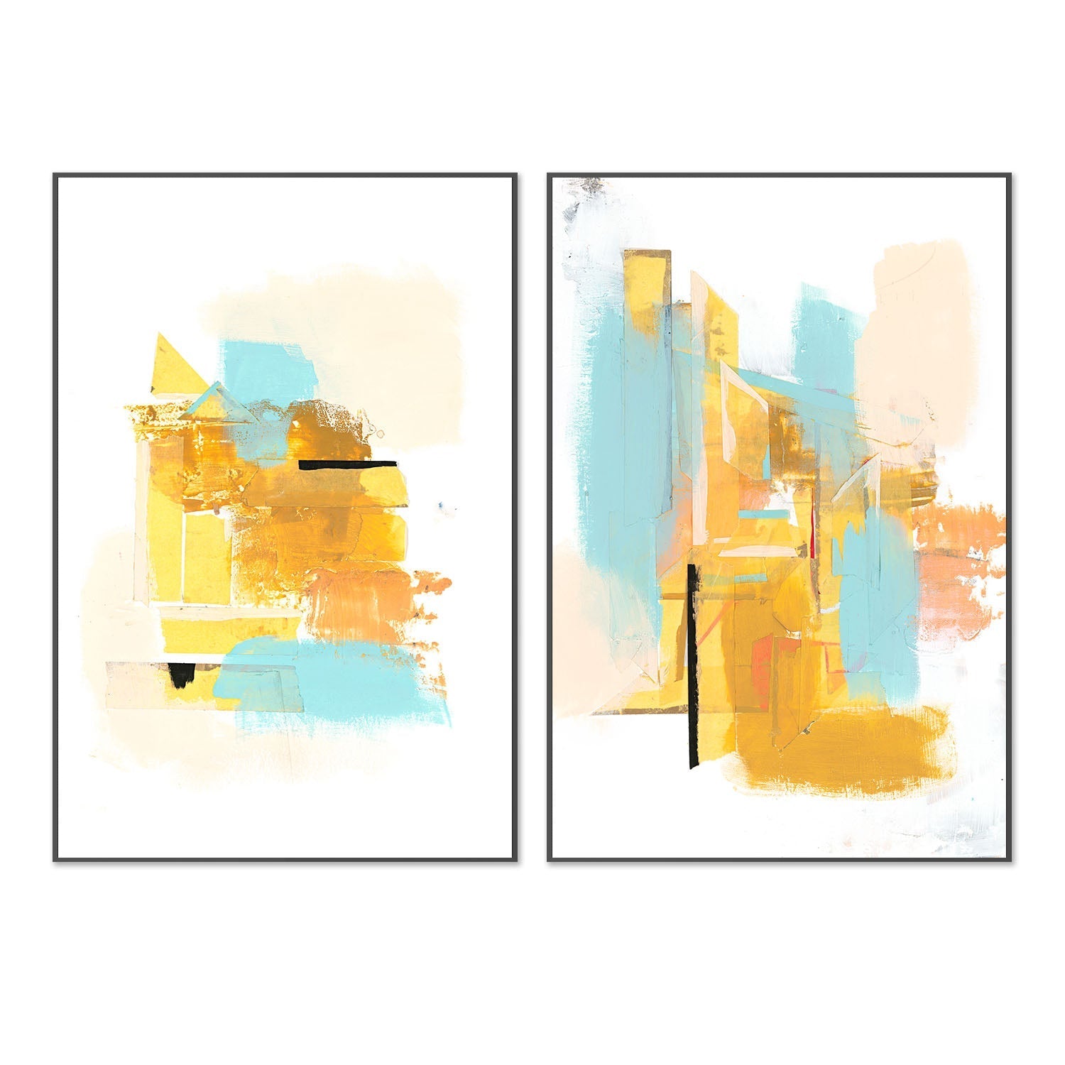 wall-art-print-canvas-poster-framed-Jubilee, Style B & C, Set Of 2 , By Aubrey-3