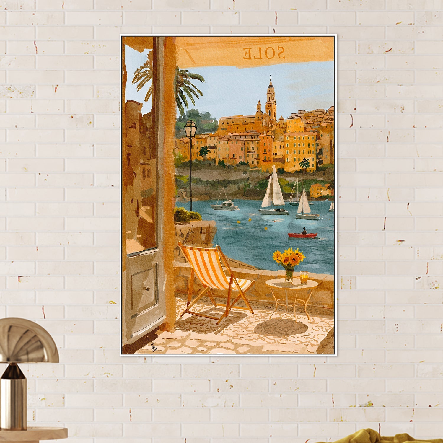 wall-art-print-canvas-poster-framed-July in menton-2