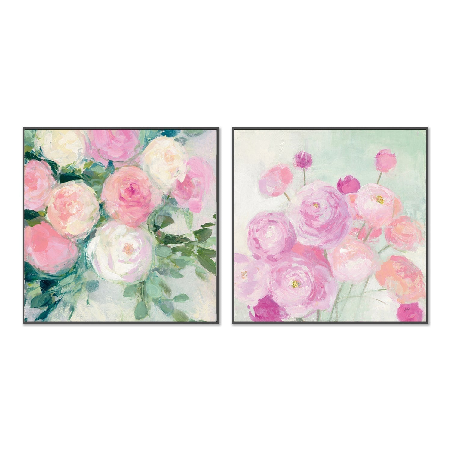 wall-art-print-canvas-poster-framed-June Abundance, Set of 2-by-Julia Purinton-Gioia Wall Art