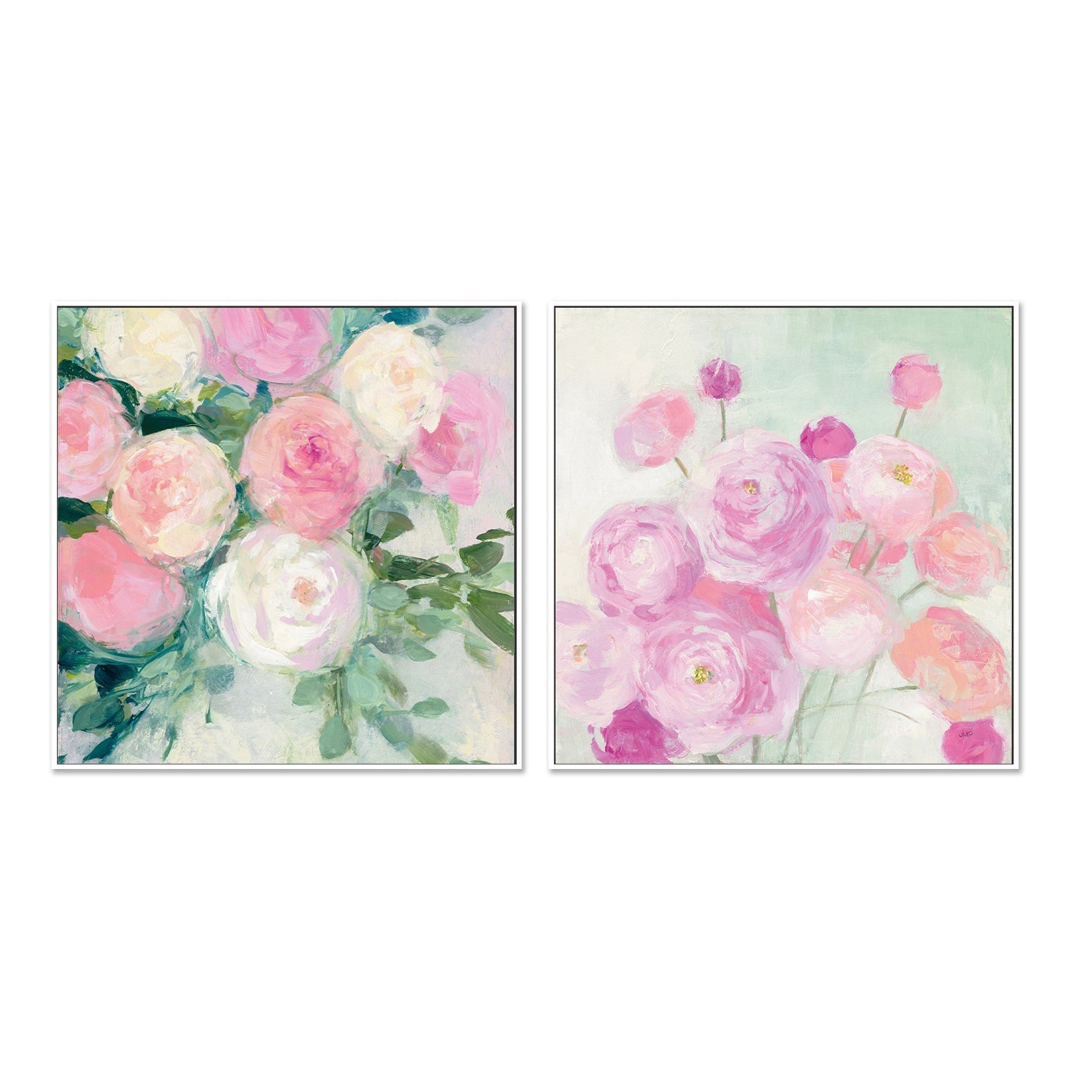 wall-art-print-canvas-poster-framed-June Abundance, Set of 2-by-Julia Purinton-Gioia Wall Art