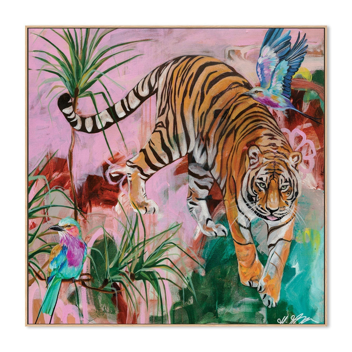 wall-art-print-canvas-poster-framed-JUNGLE BOOGIE-by-Heylie Morris-Gioia Wall Art