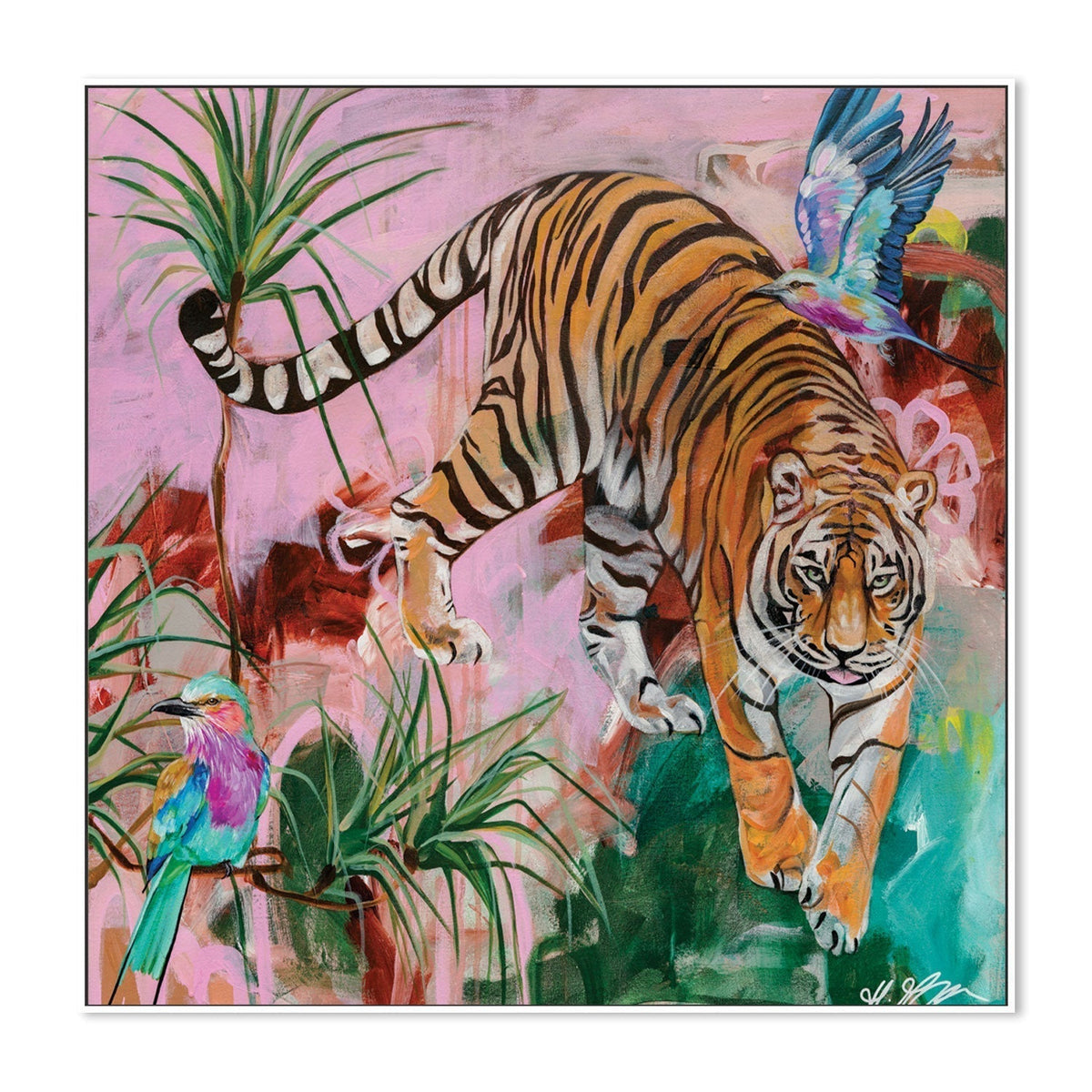 wall-art-print-canvas-poster-framed-JUNGLE BOOGIE-by-Heylie Morris-Gioia Wall Art