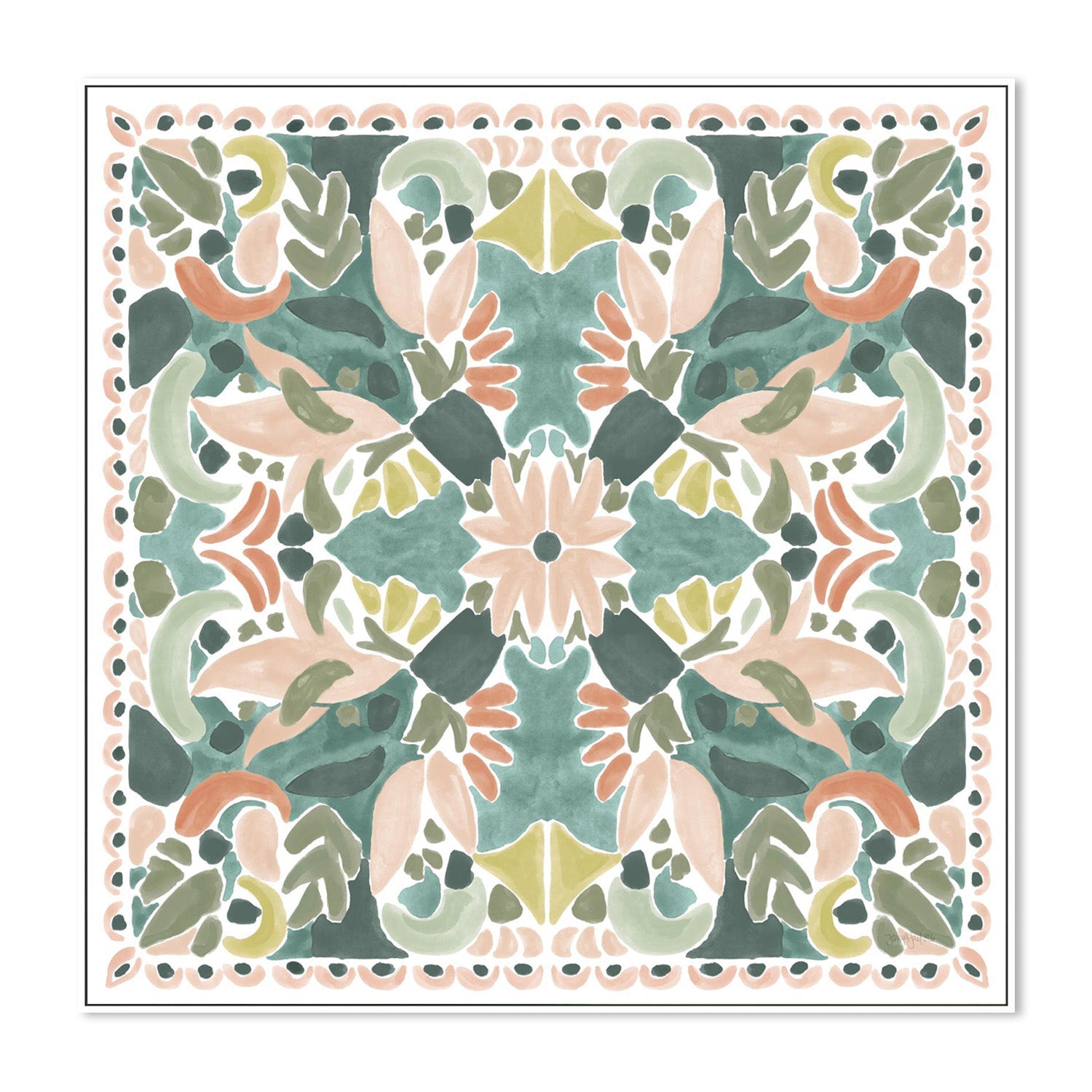 wall-art-print-canvas-poster-framed-Kaleidoscope Burst, Style A-5