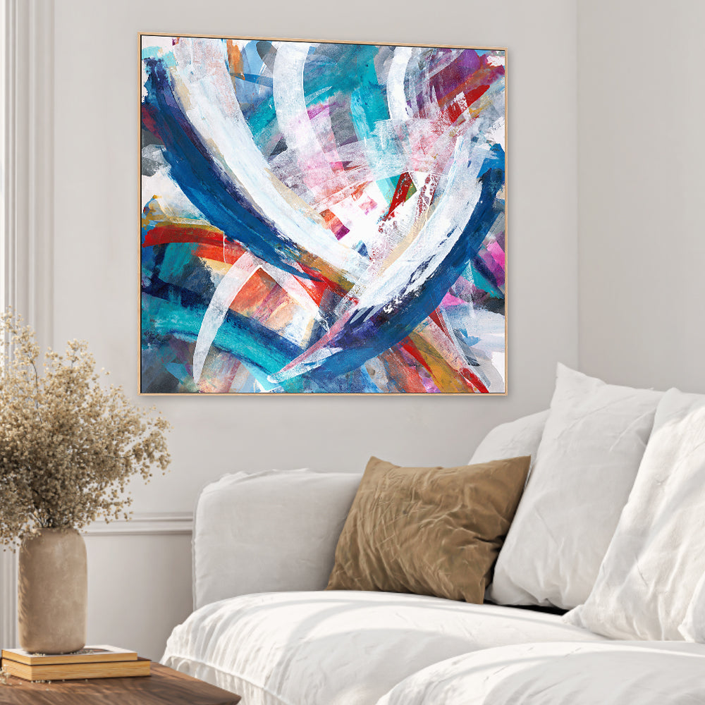wall-art-print-canvas-poster-framed-Kaleidoscope Waves , By Blakely Bering-2