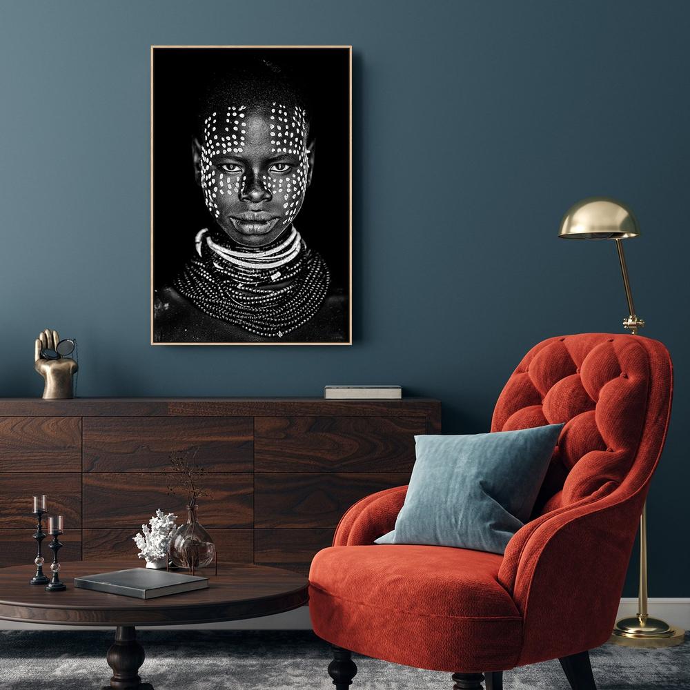 wall-art-print-canvas-poster-framed-Karo Woman, By Vedran Vidak-by-Plus X Studio-Gioia Wall Art