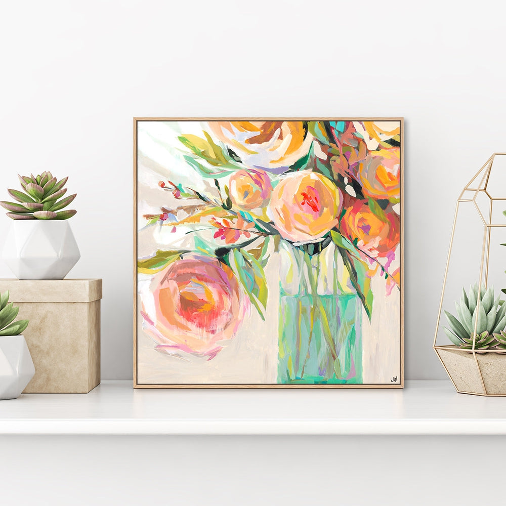 wall-art-print-canvas-poster-framed-Kelly Bouquet-by-Jenny Westenhofer Art-Gioia Wall Art