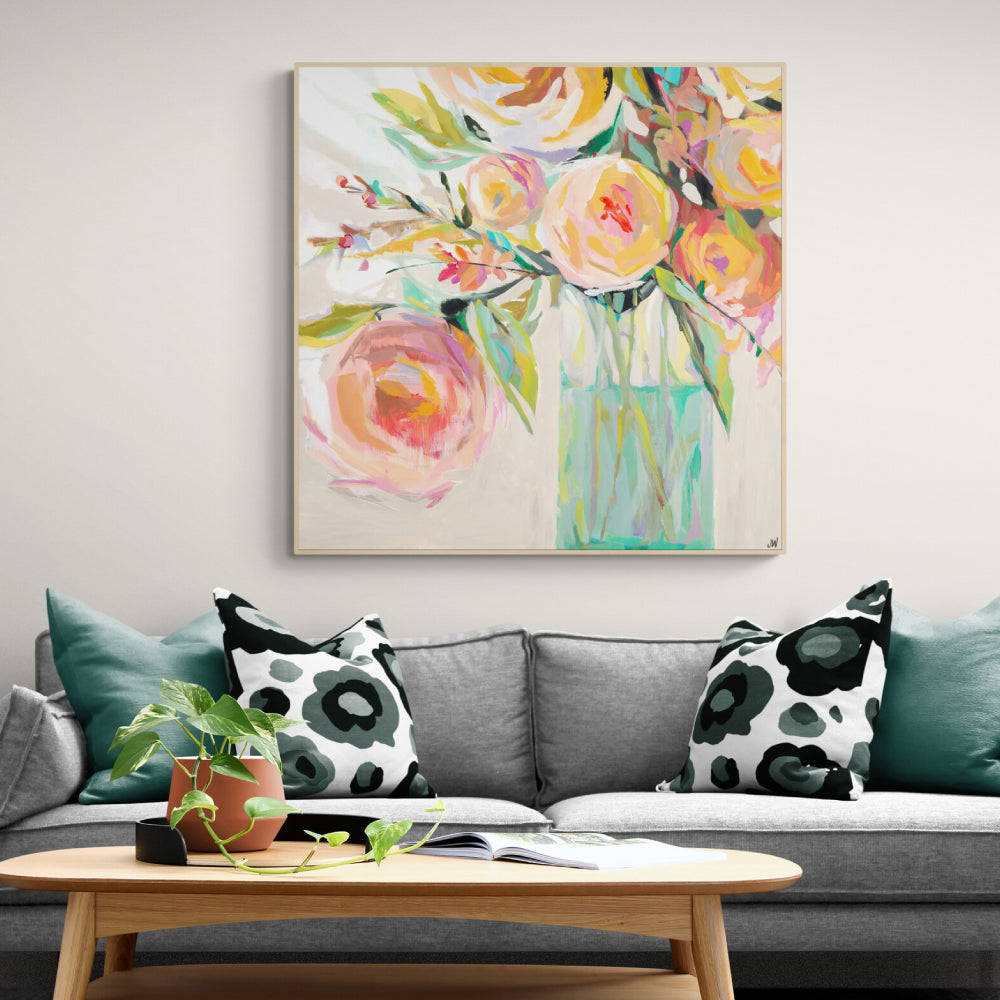 wall-art-print-canvas-poster-framed-Kelly Bouquet-by-Jenny Westenhofer Art-Gioia Wall Art