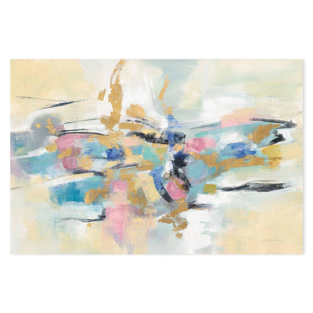 wall-art-print-canvas-poster-framed-Kimono Fragment , By Silvia Vassileva-GIOIA-WALL-ART
