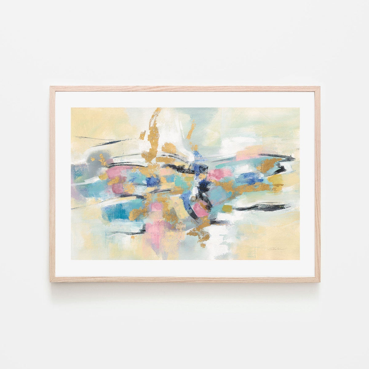 wall-art-print-canvas-poster-framed-Kimono Fragment , By Silvia Vassileva-GIOIA-WALL-ART