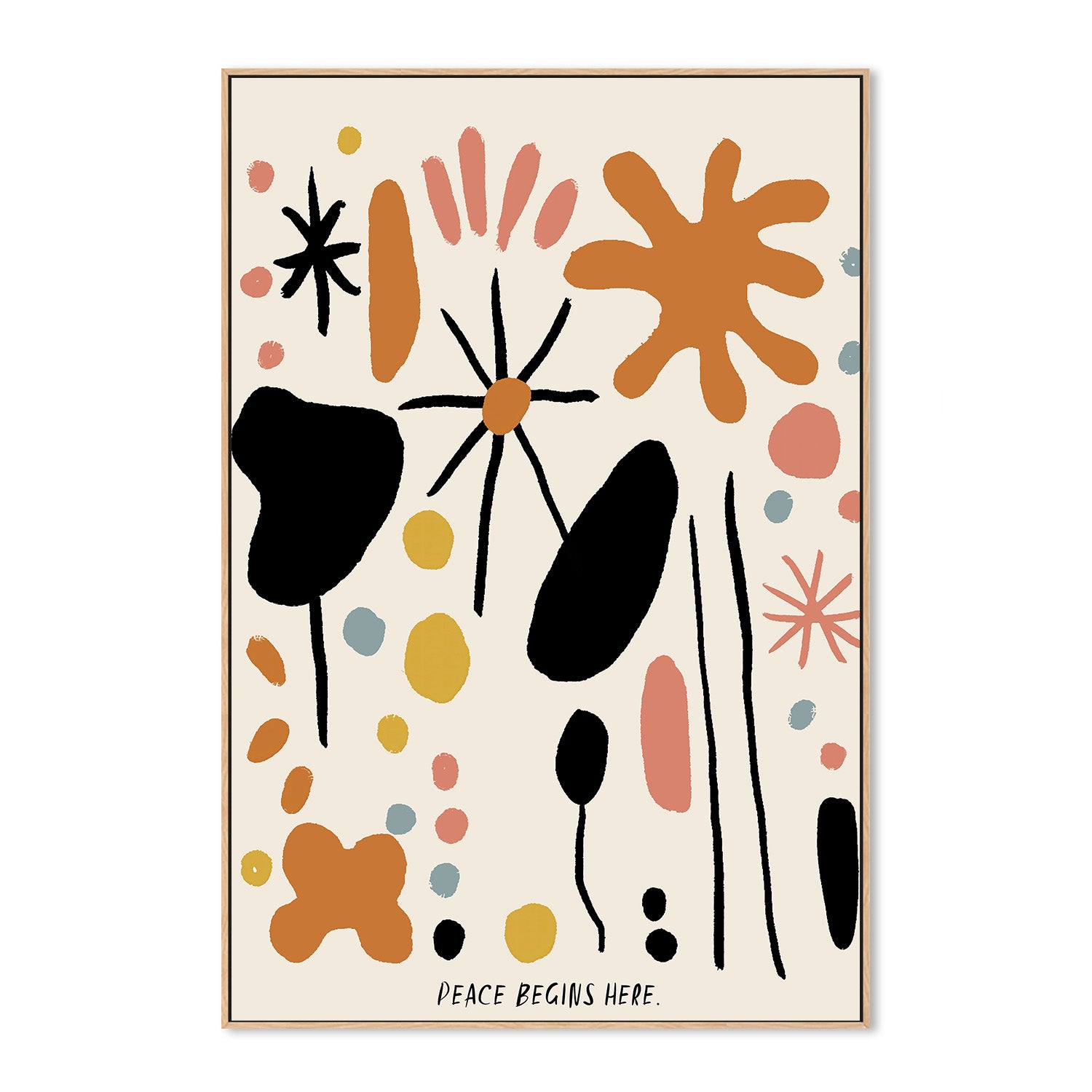 wall-art-print-canvas-poster-framed-Kindnotes(peacebegins)-4