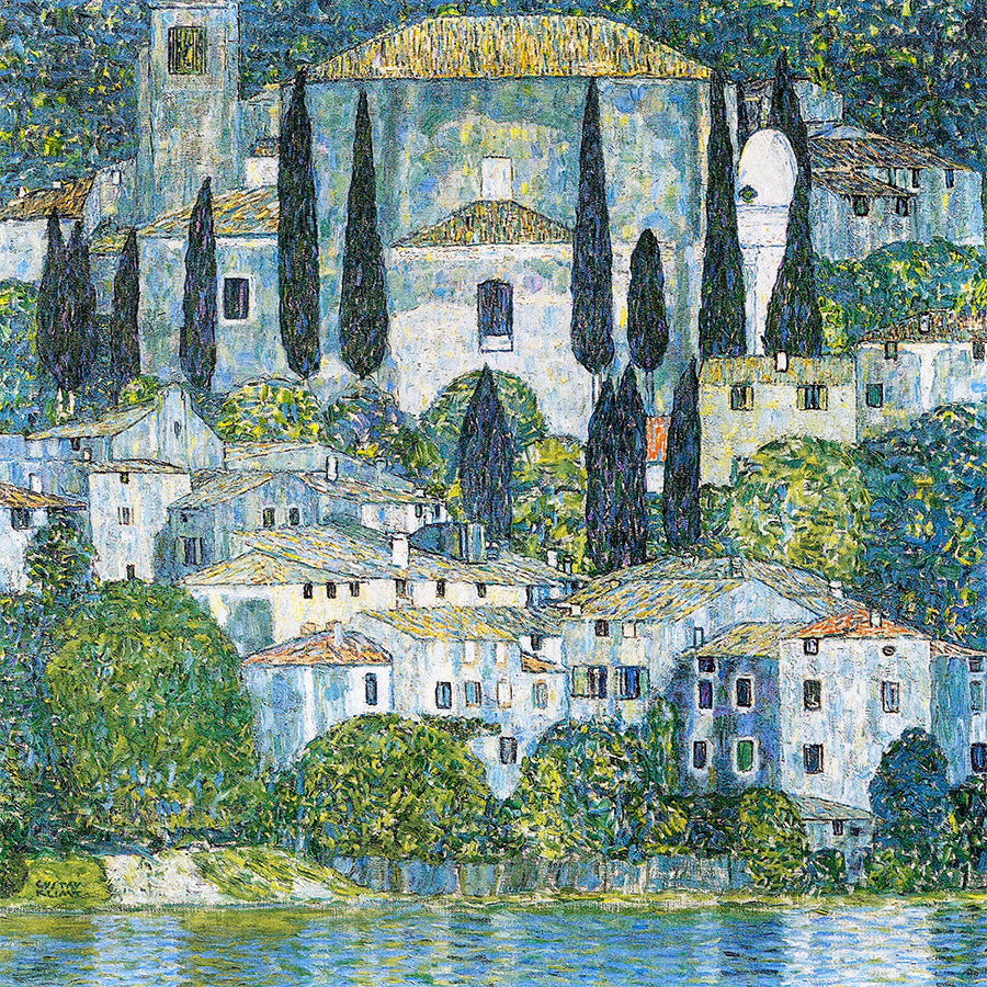 wall-art-print-canvas-poster-framed-Kirche In Cassone (1913)-1