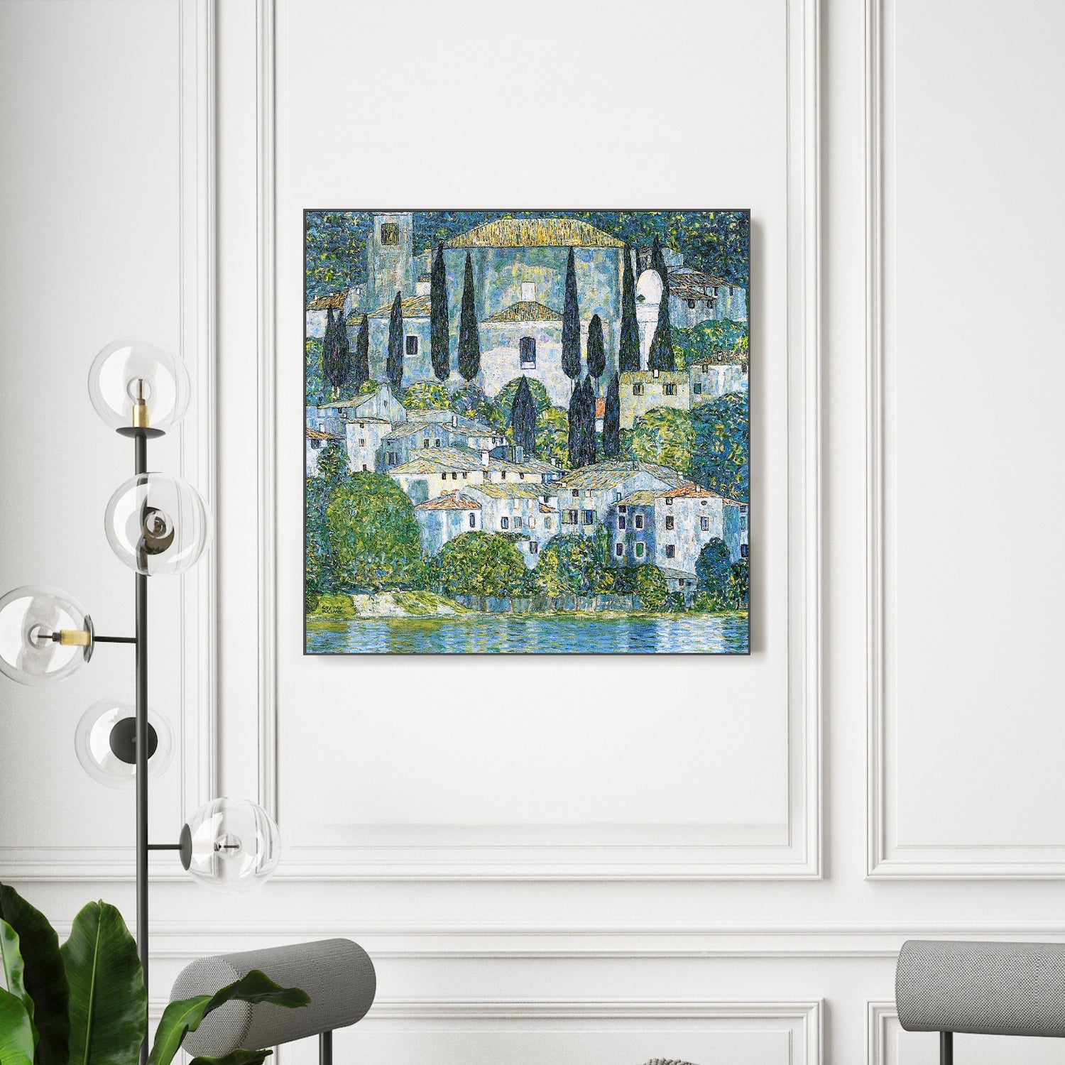 wall-art-print-canvas-poster-framed-Kirche In Cassone (1913)-2